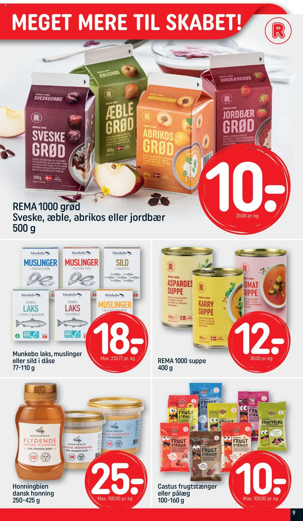 Rema 1000 tilbudsavis – gyldig fra 14.09.2025 | Side: 9 | Produkter: Olie, Sild, Suppe, Søm