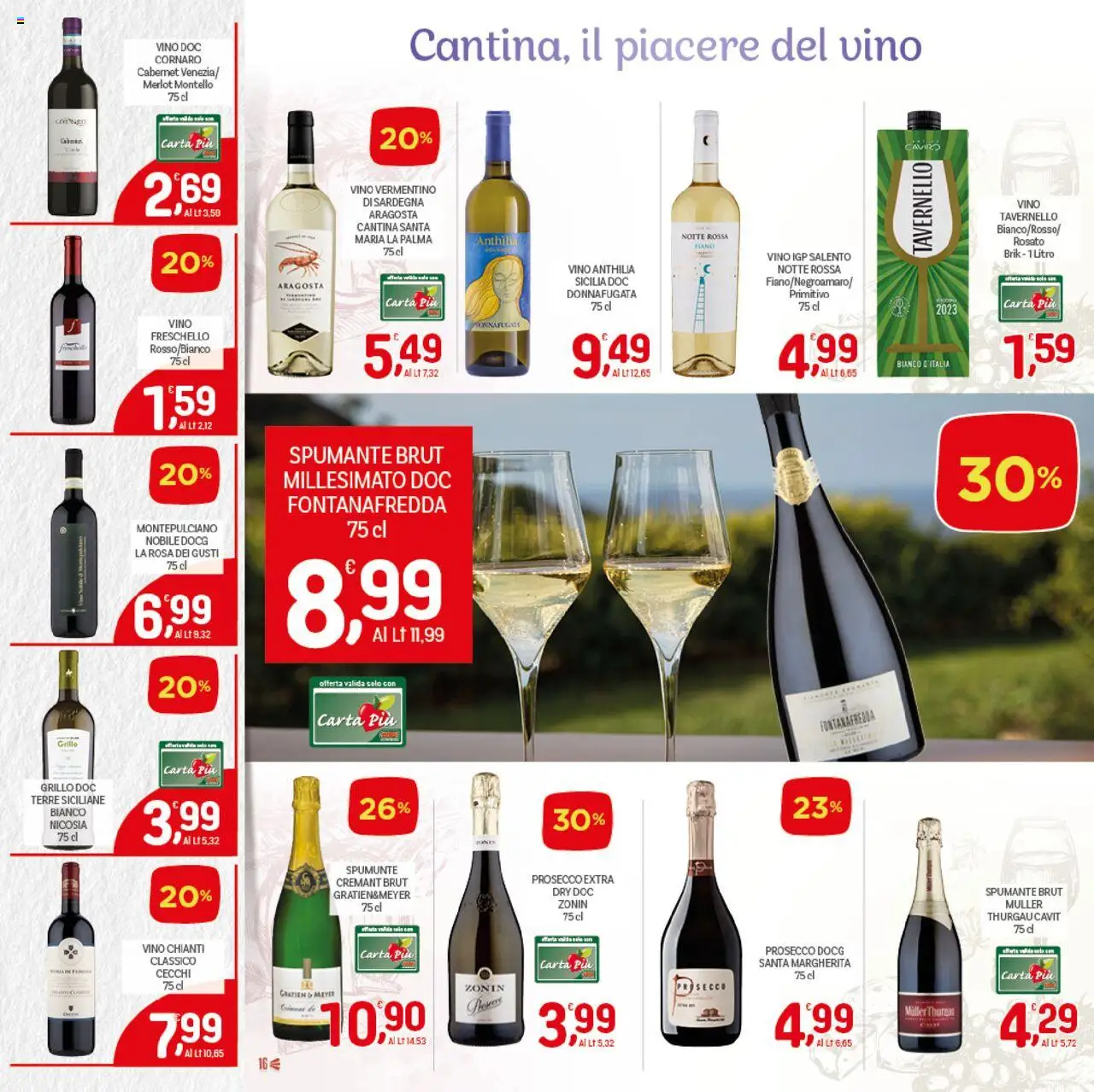 Volantino CRAI del 07.08.2025 | Pagina: 16 | Prodotti: Prosecco, Vino, Spumante