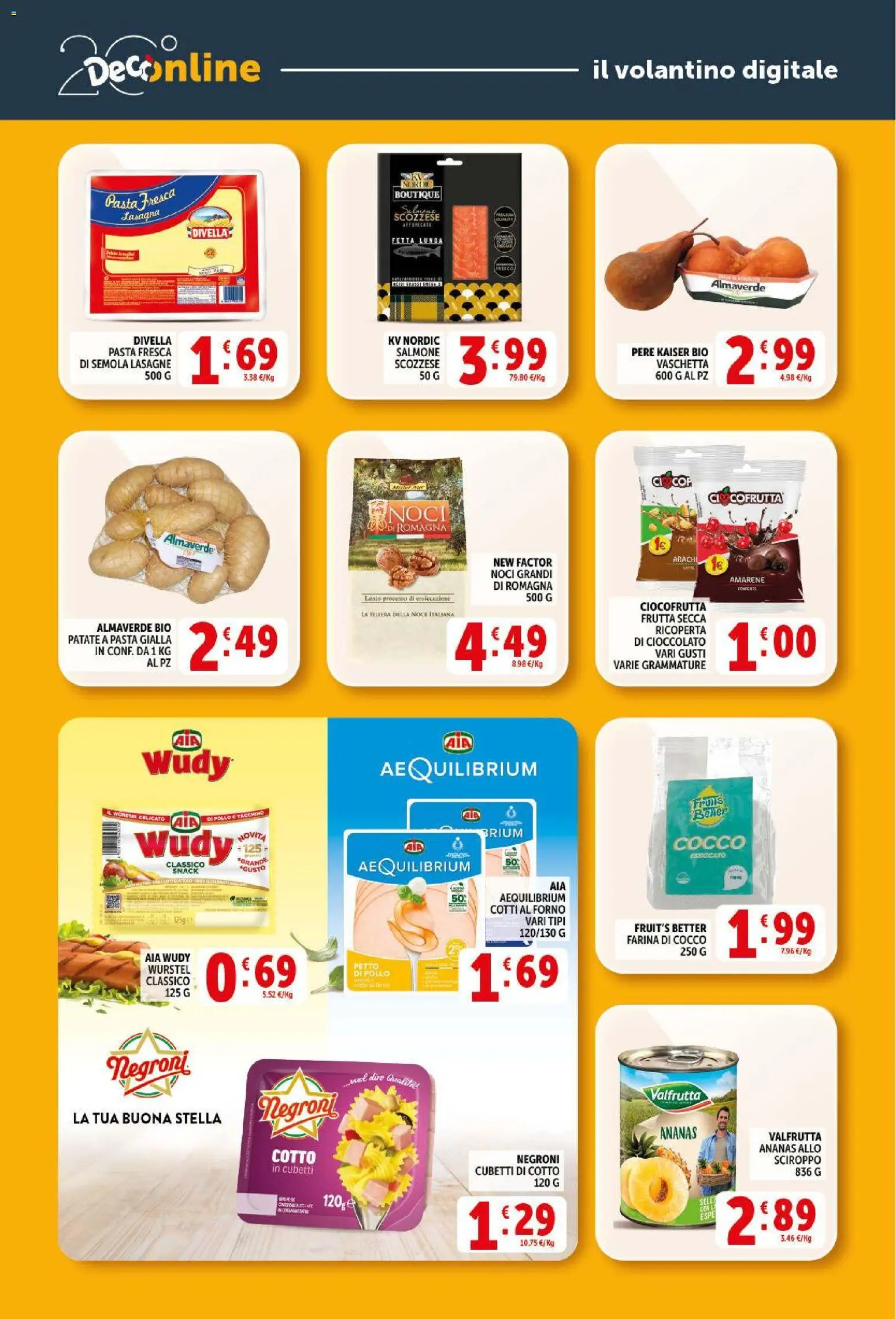 Volantino Decò del 17.03.2026 | Pagina: 27 | Prodotti: Pasta, Noci, Ananas, Cocco