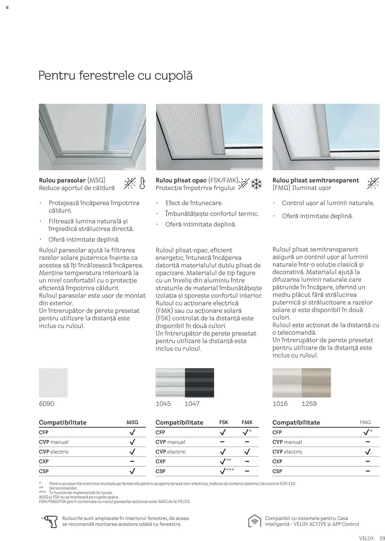 Noul catalog Velux – valabil de la 25.02.2025 | Pagină: 29 | Produse: Fereastră