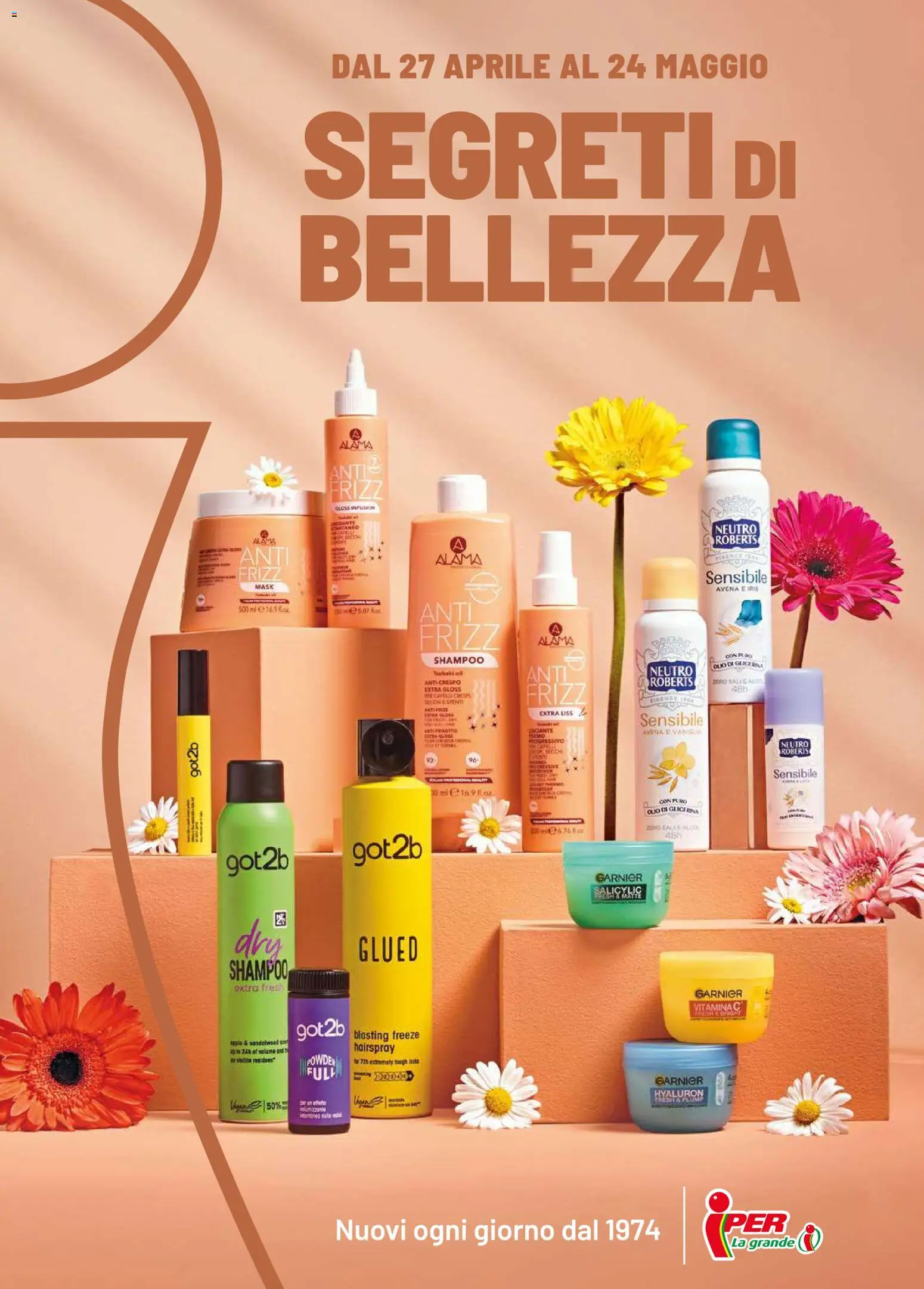 Volantino Iper del 27.04.2026 | Pagina: 1 | Prodotti: Shampoo, Olio