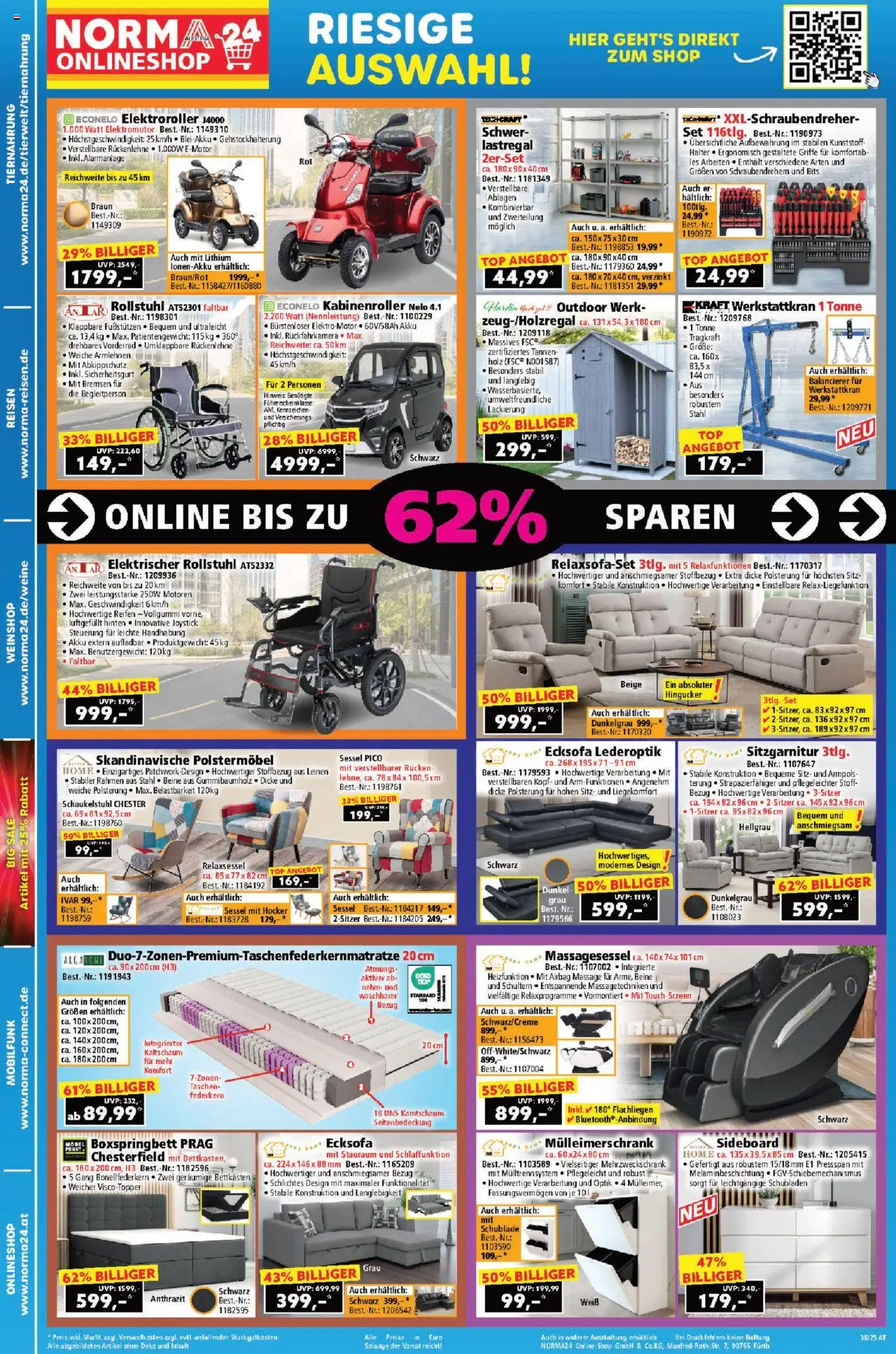Norma Flugblatt gültig ab 08.09.2025 | Seite: 18 | Produkte: Sessel