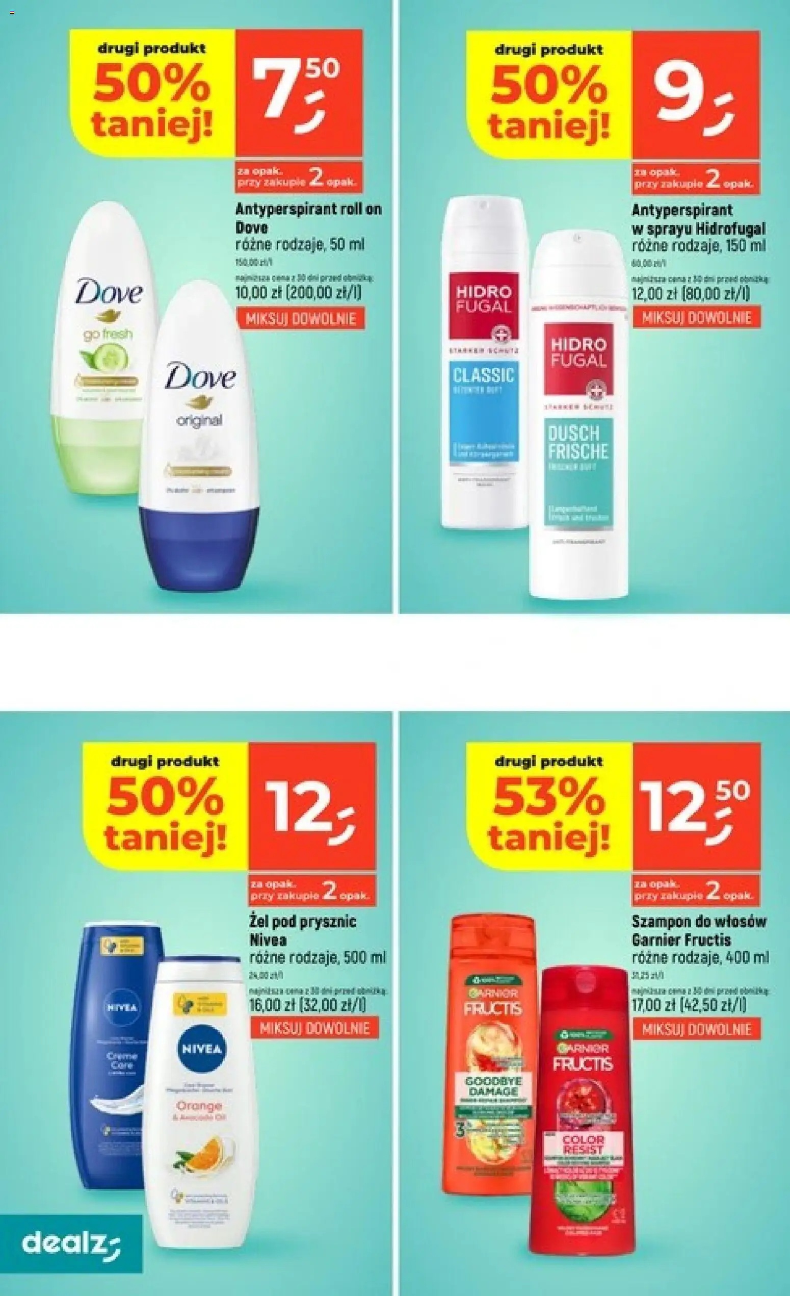Dealz gazetka od 05.03.2026 | Strona: 30 | Produkty: Prysznic, Szampon, Żel pod prysznic, Antyperspirant