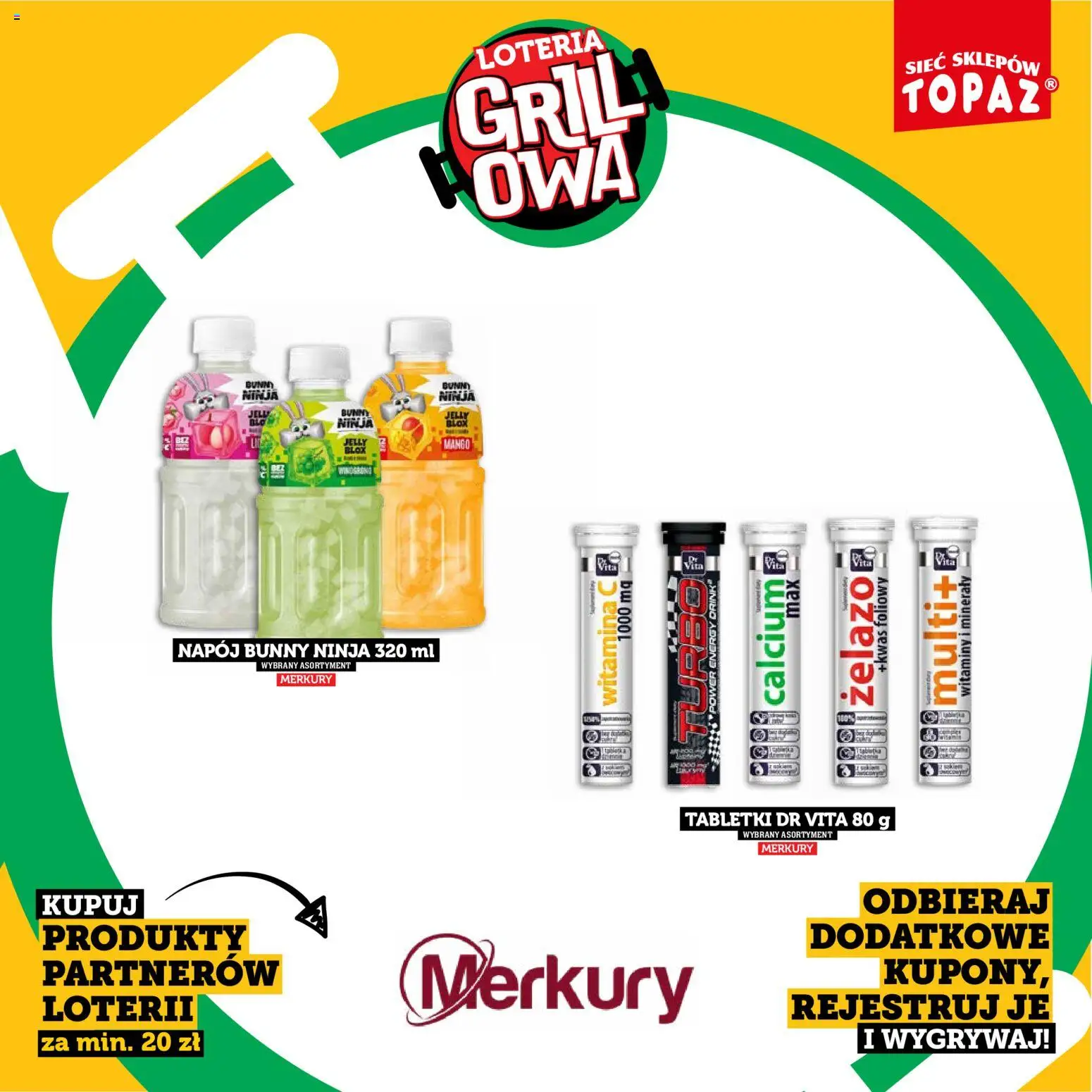 Topaz gazetka - Kupuj, Grilluj I Wygrywaj od 20.04.2026 | Strona: 39 | Produkty: Mango, Żelazo