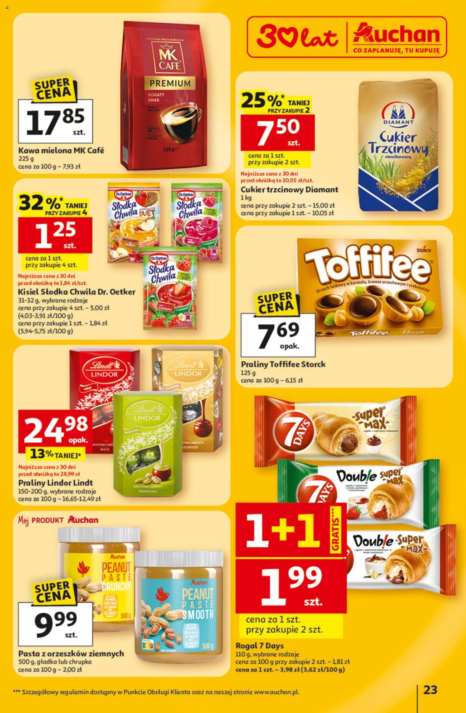 Auchan Gazetka - 30 Lat Hipermarket od 12.02.2026 | Strona: 23