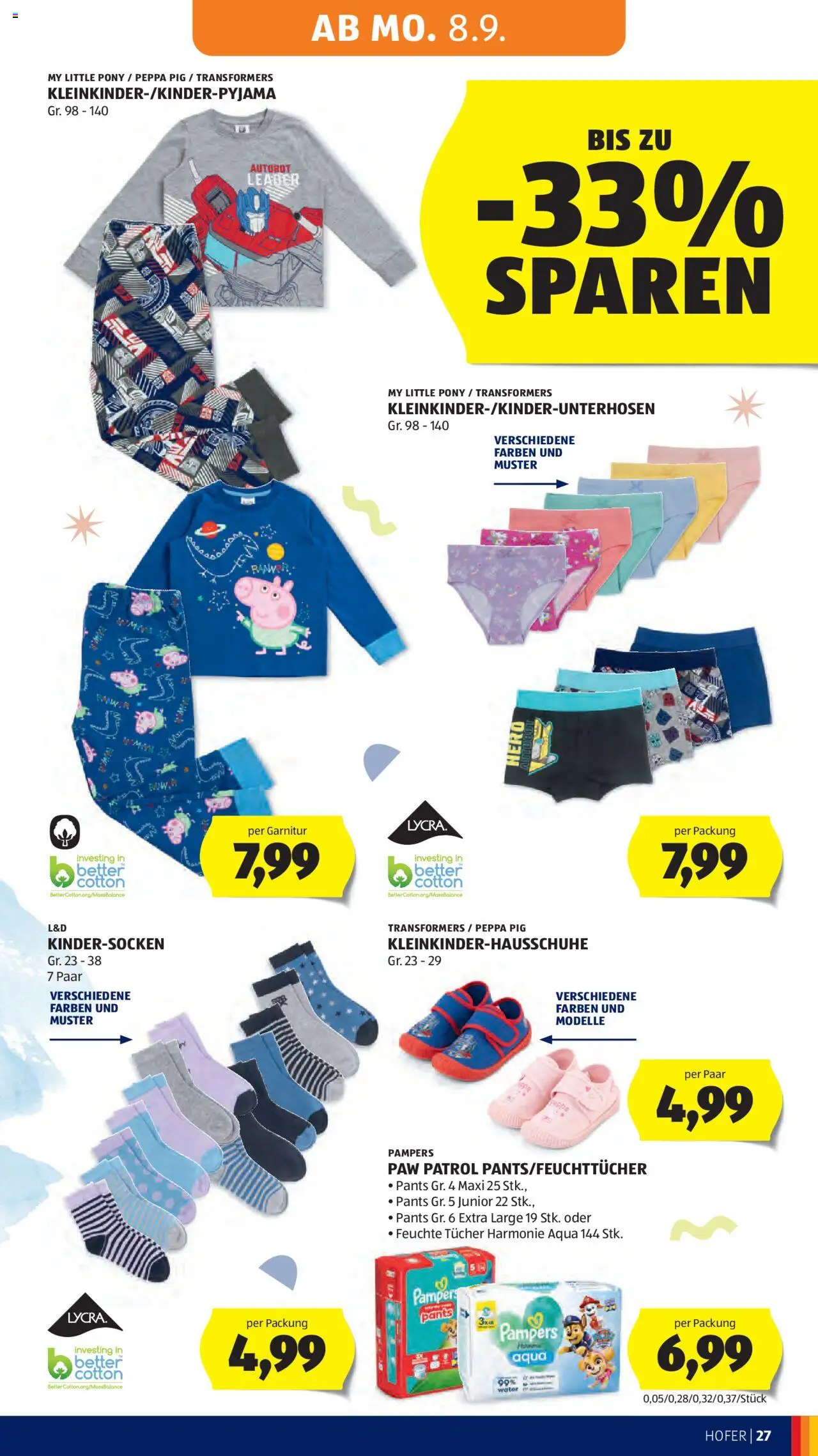 Hofer Reisen Flugblatt gültig ab 05.09.2025 | Seite: 31 | Produkte: Pampers