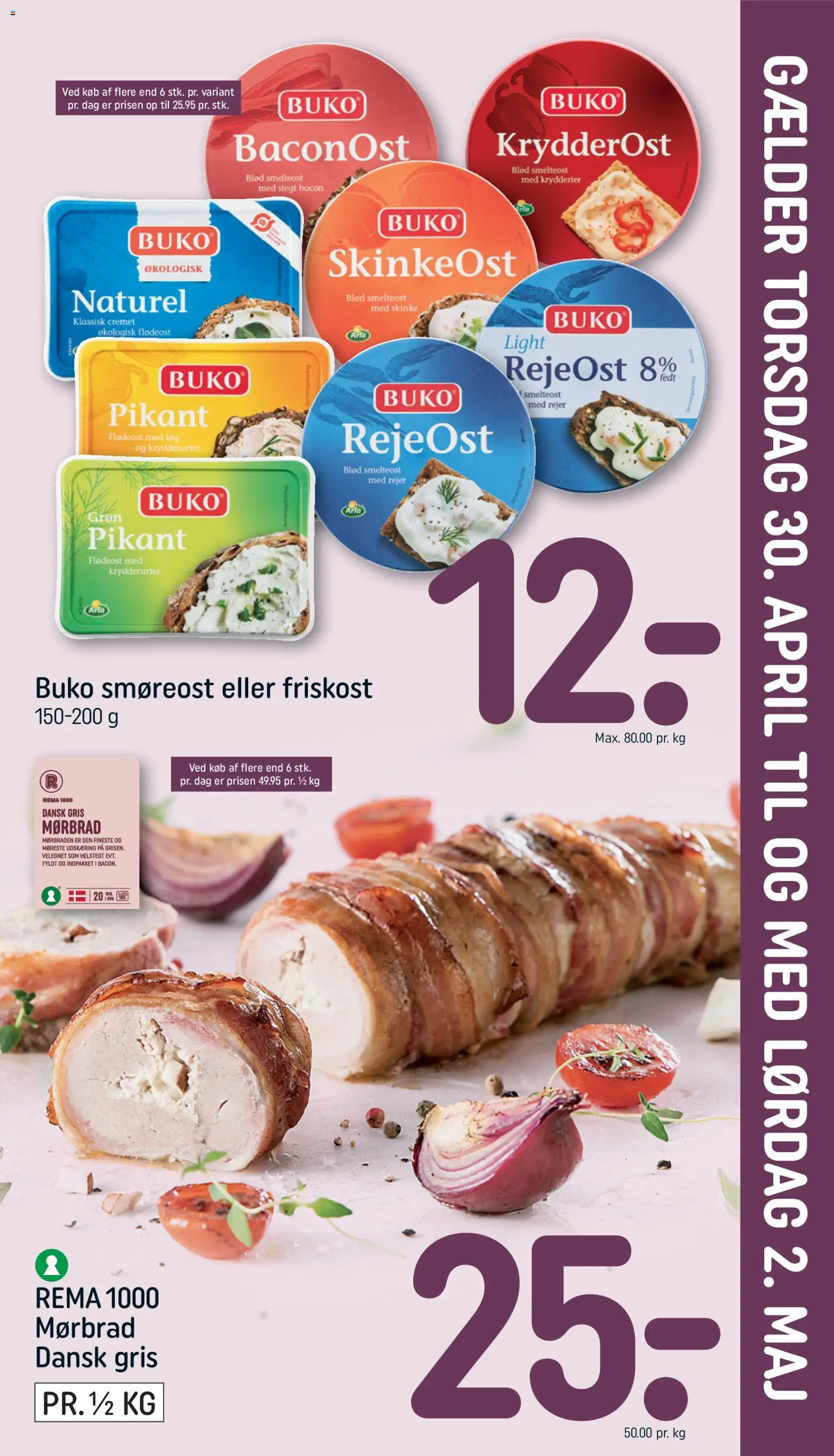 Rema 1000 tilbudsavis – gyldig fra 26.04.2026 | Side: 25 | Produkter: Skinke, Løg, Rejer, Søm