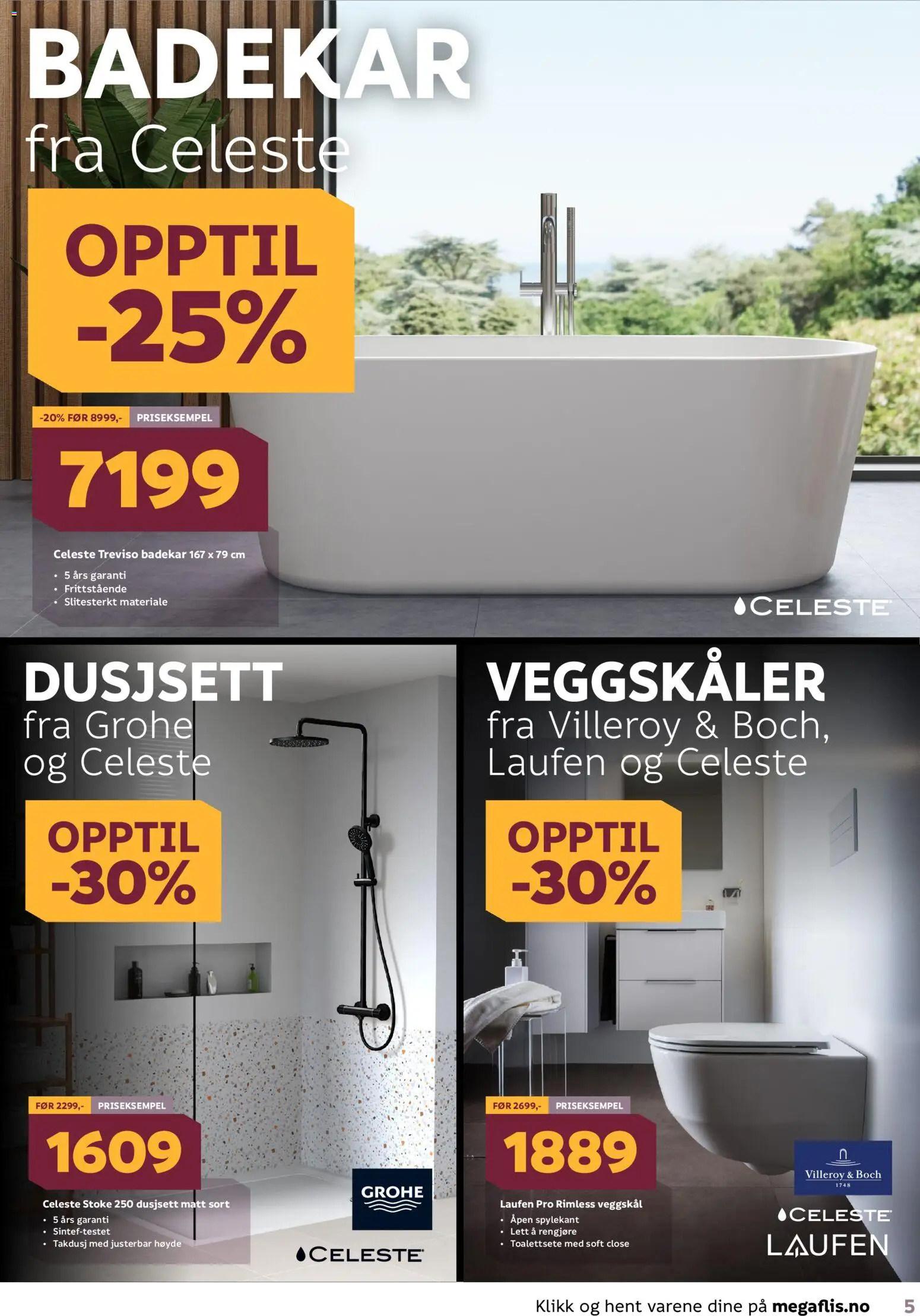 {H1} | Side: 5 | Produkter: Fourchettes, Badekar