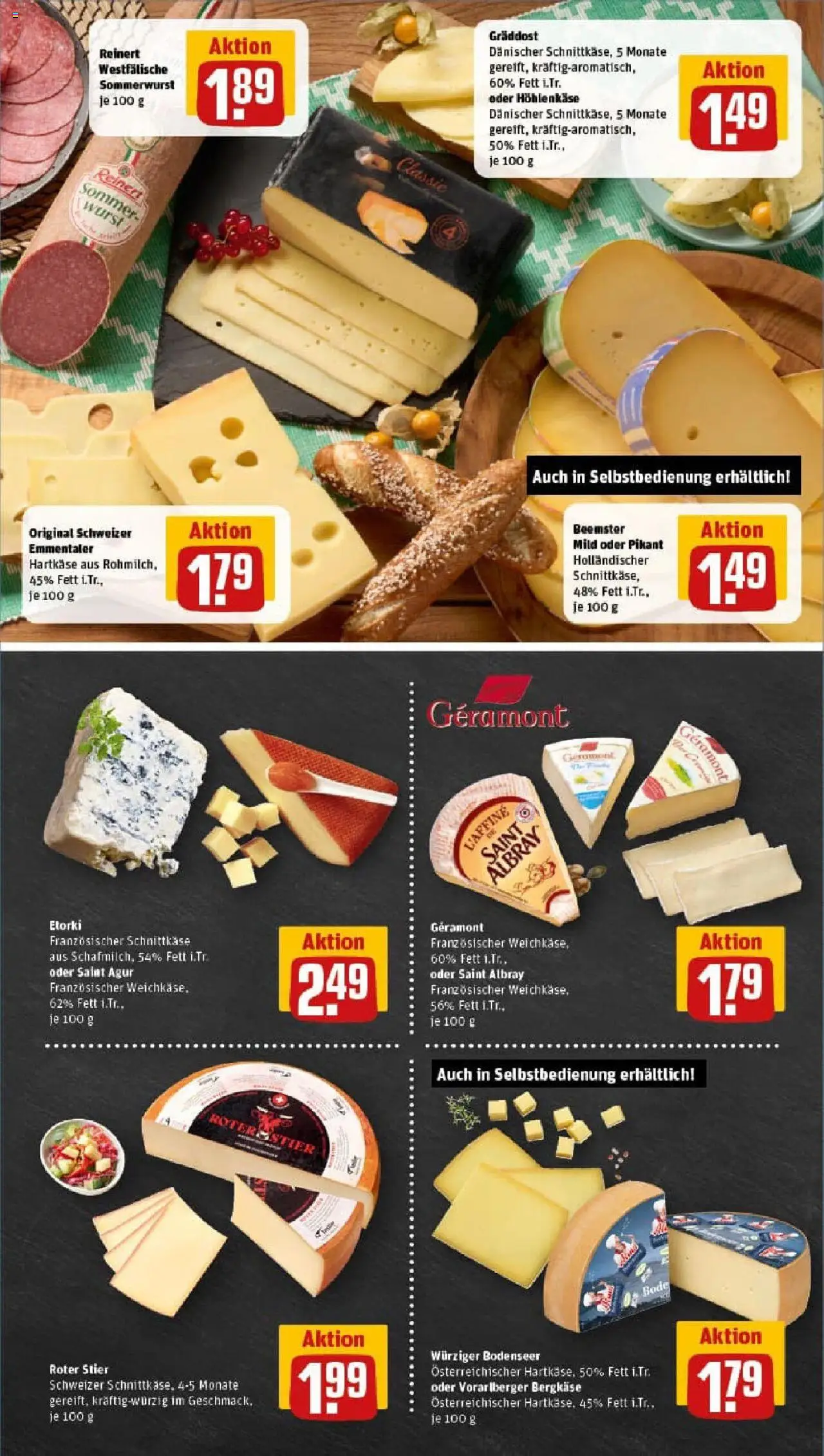 Rewe prospekt Dortmund / Aplerbeck	 - gültig ab dem 03.08.2025 | Seite: 9 | Produkte: Geramont, Wurst