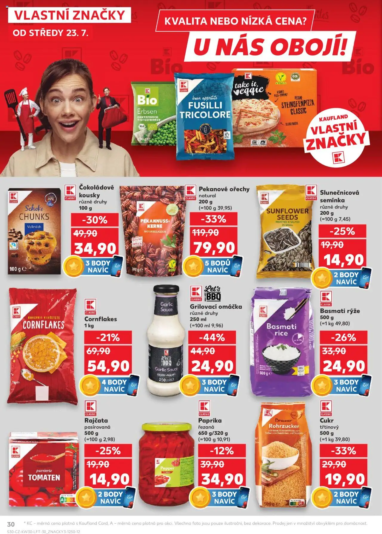Kaufland leták - Praha 8 od 23.07.2025 | Strana: 30 | Produkty: Veggie, Vegan, Paprika, Basmati rýže