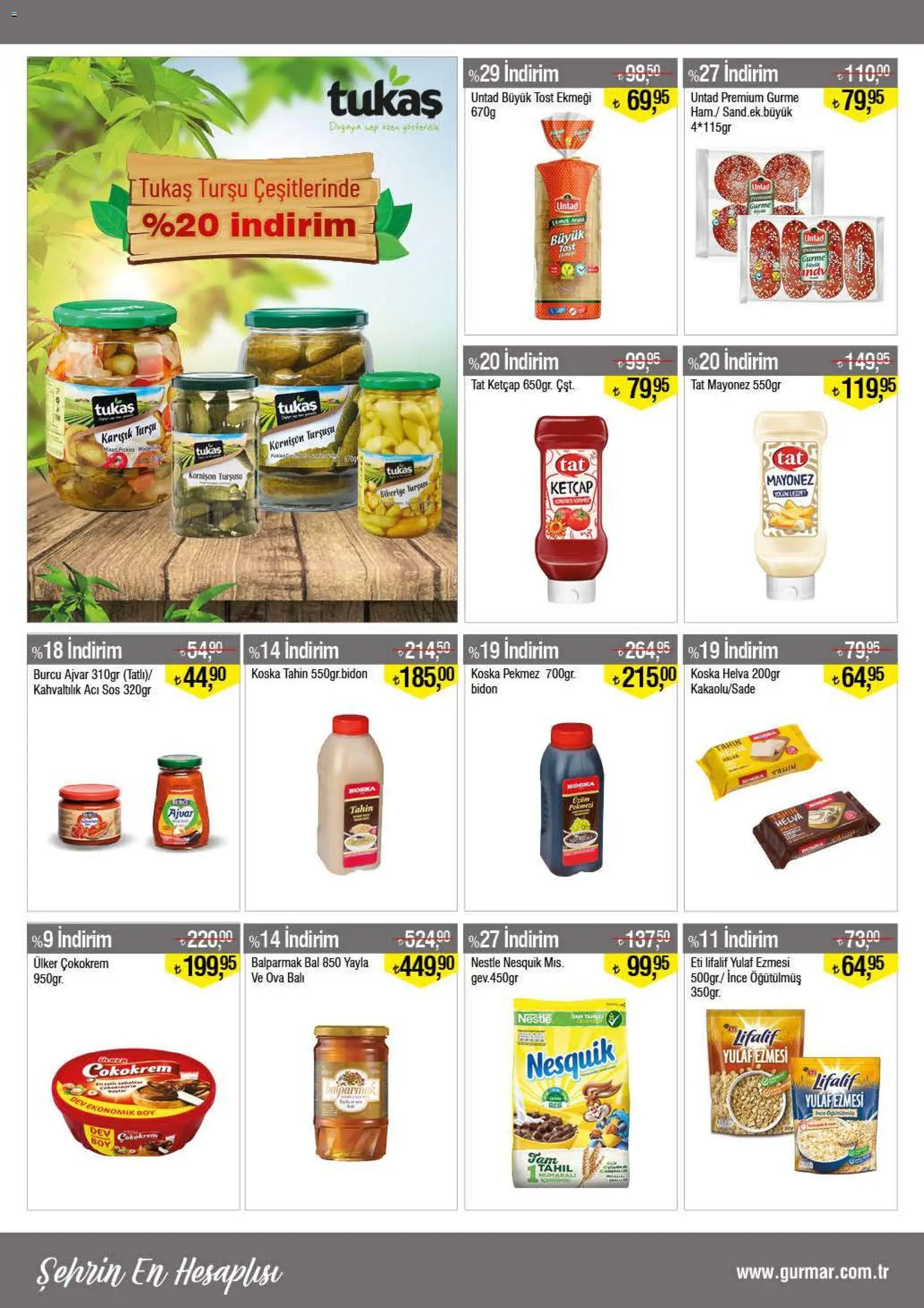 Gürmar Katalog - 01.01.2026 tarihinden itibaren geçerlidir | Sayfa: 6 | Ürünler: Ketçap, Mayonez, Sos, Yulaf