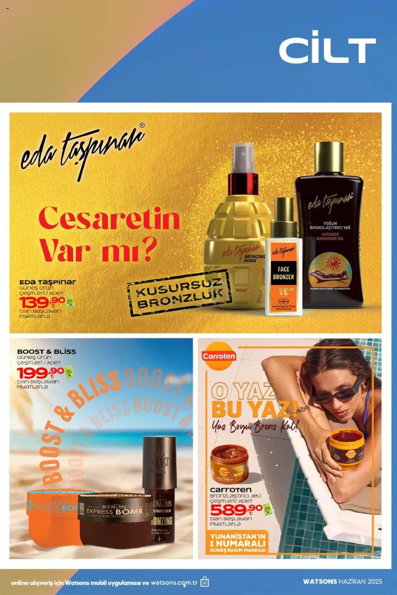 Watsons Katalog - 27.05.2025 tarihinden itibaren geçerlidir | Sayfa: 25 | Ürünler: Bronzlaştırıcı, Yağ