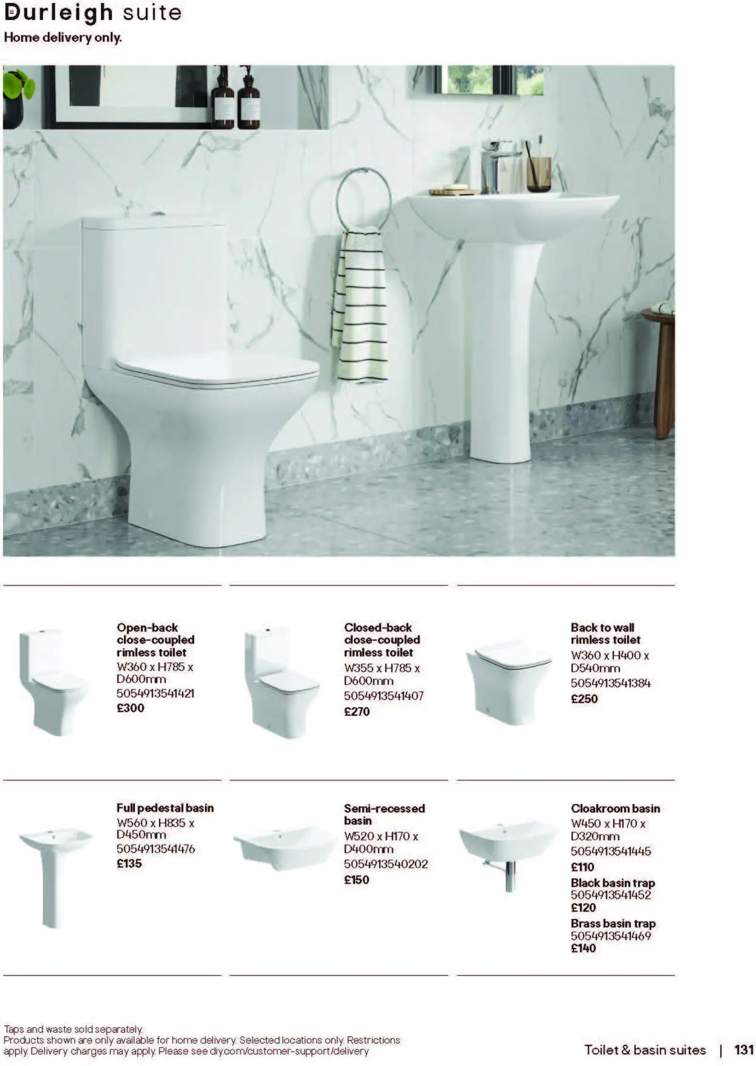 {H1} | Page: 131 | Products: Toilet