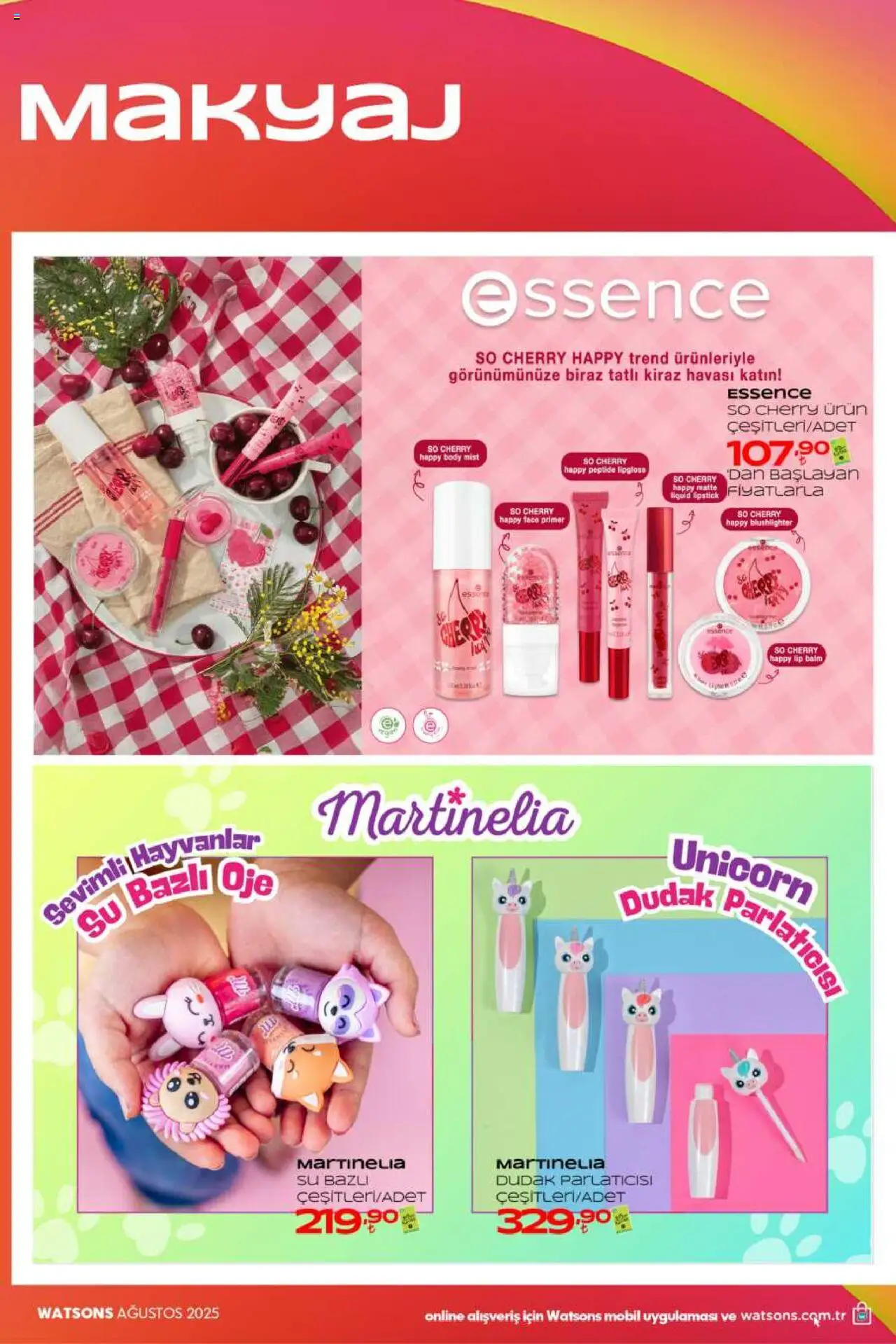 Watsons Katalog - 01.08.2025 tarihinden itibaren geçerlidir | Sayfa: 14 | Ürünler: Dudak parlatıcısı, Su, Kiraz