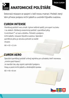 Náhled letáku ASKO nábytek leták - Matrace Curem od 01.01.2026 | Strana: 10 | Produkty: Polštáře, Polštář