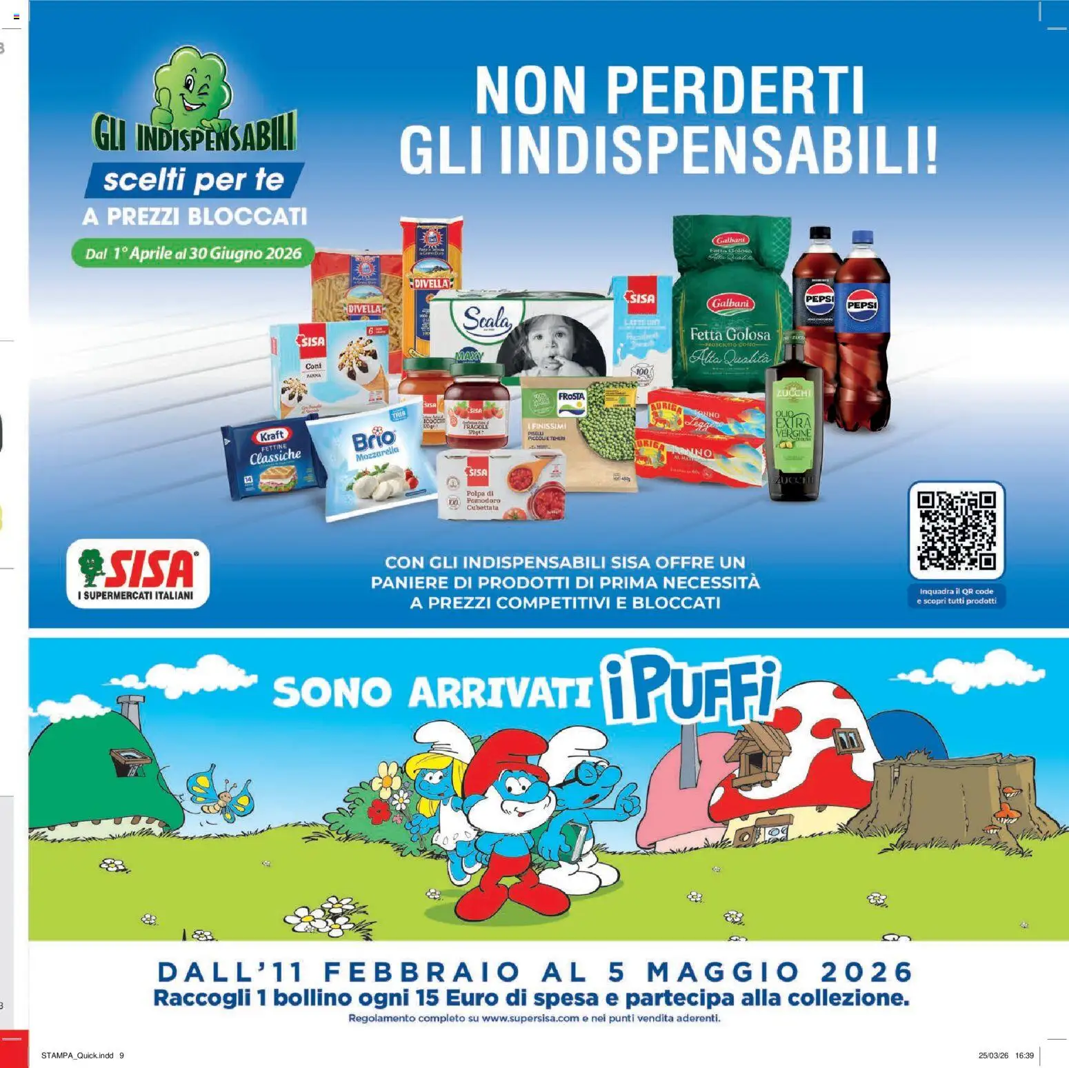 Volantino SISA del 09.04.2026 | Pagina: 9 | Prodotti: Mozzarella, Pomodoro, Olio, Tonno