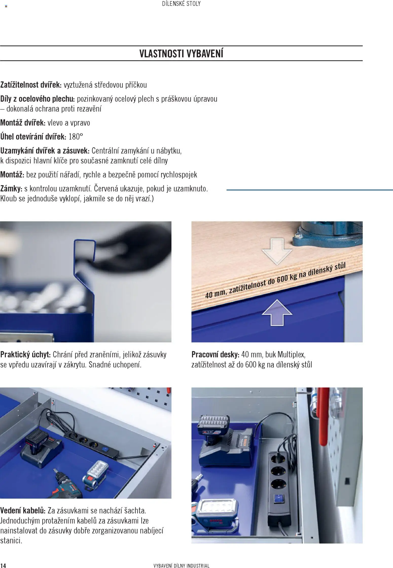 HORNBACH leták - Industrial vybavení dílny od 01.01.2026 | Strana: 14 | Produkty: Plech, Stůl, Desky