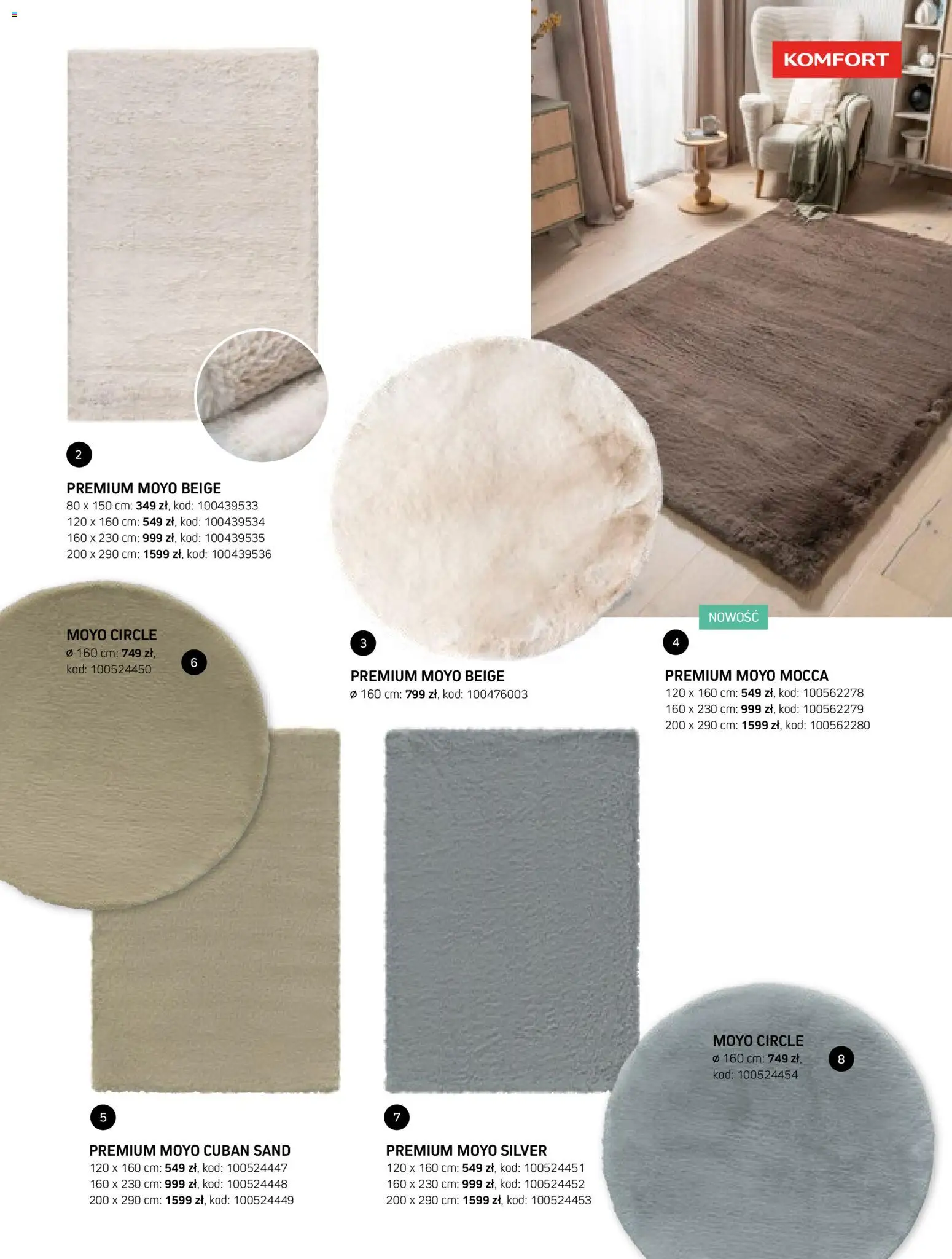 Komfort gazetka - Katalog dywanów od 17.03.2026 | Strona: 83