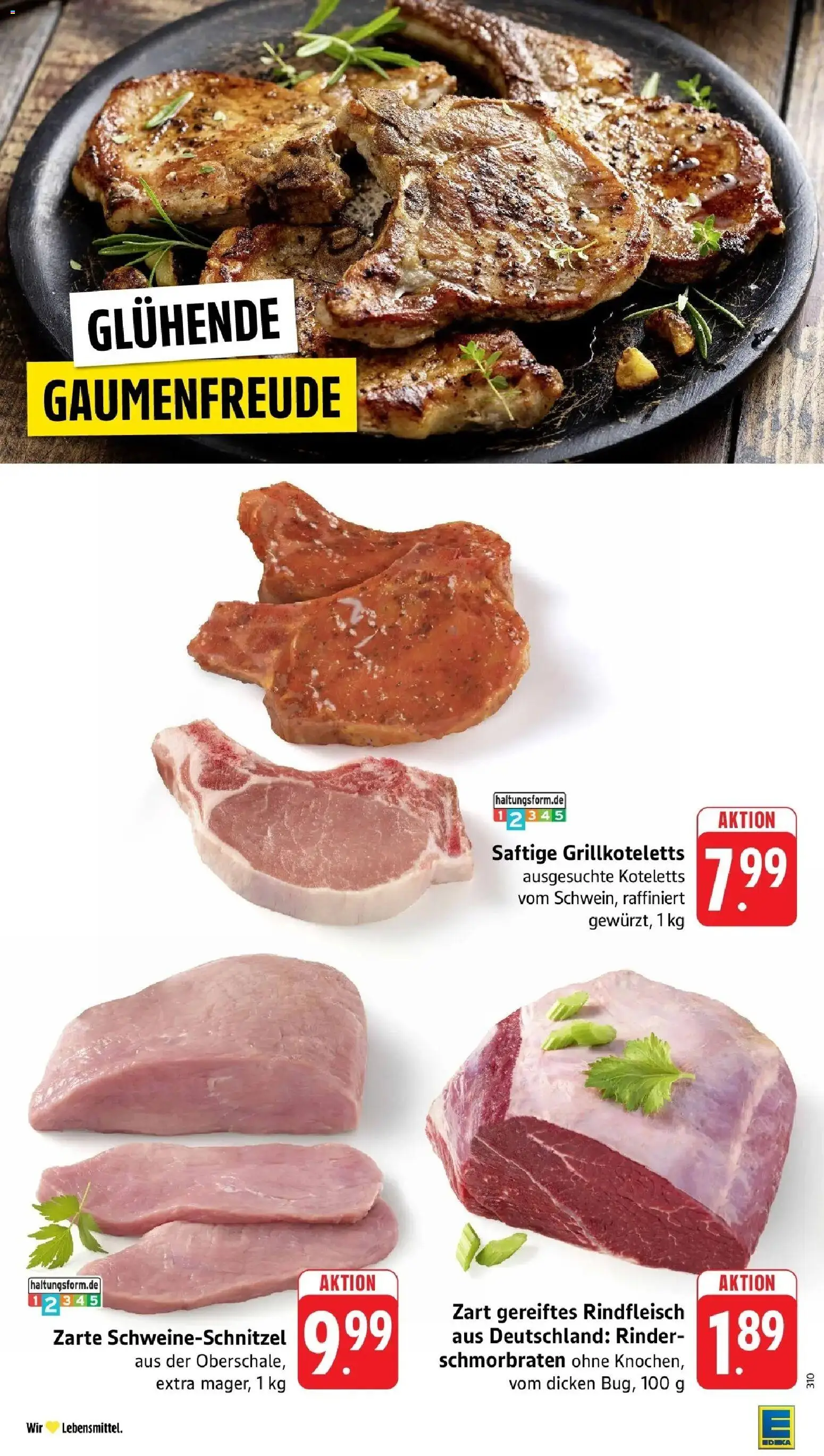 Edeka prospekt Nonnenhorn / Bodensee	 – gültig ab 12.04.2026 | Seite: 12 | Produkte: Schnitzel, Rindfleisch
