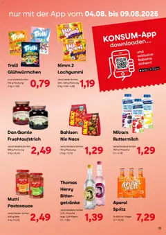 KONSUM Leipzig - Nah. Frisch. Freundlich. - gültig ab dem 28.07.2025 | Seite: 15