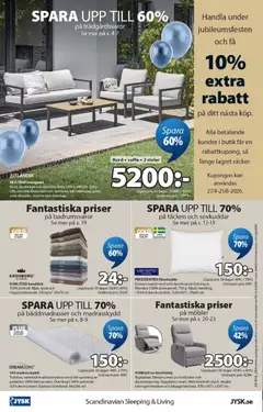 JYSK erbjudanden - Förhandsvisning av reklamblad från butik JYSK aktuell från 30.03.2026 | Sida: 24 | Produkter: Dynor, Kudde, Soffa, Stol