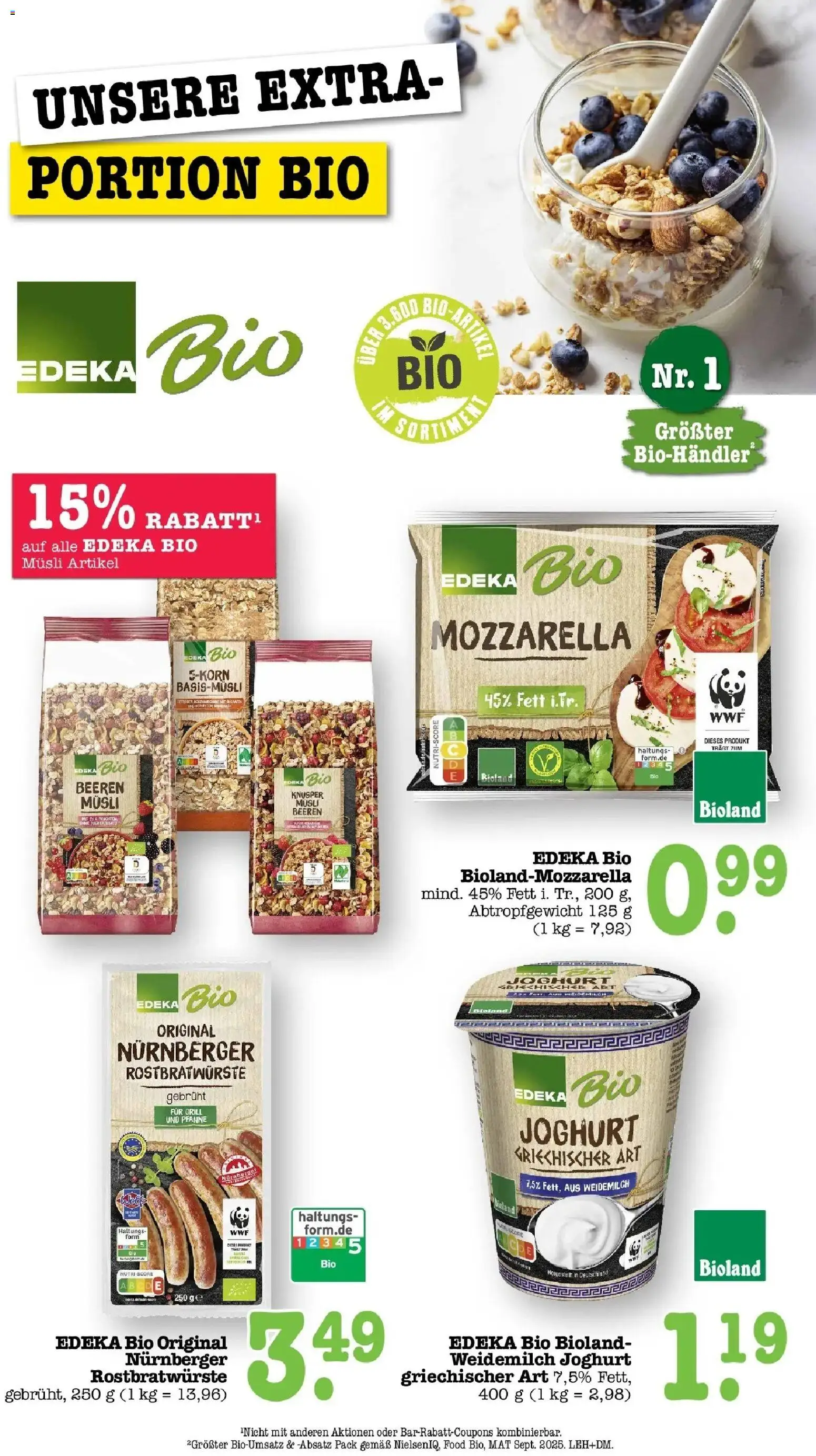 Edeka prospekt Bühlertal	 – gültig ab 05.04.2026 | Seite: 42 | Produkte: Musli, Grill, Joghurt, Mozzarella