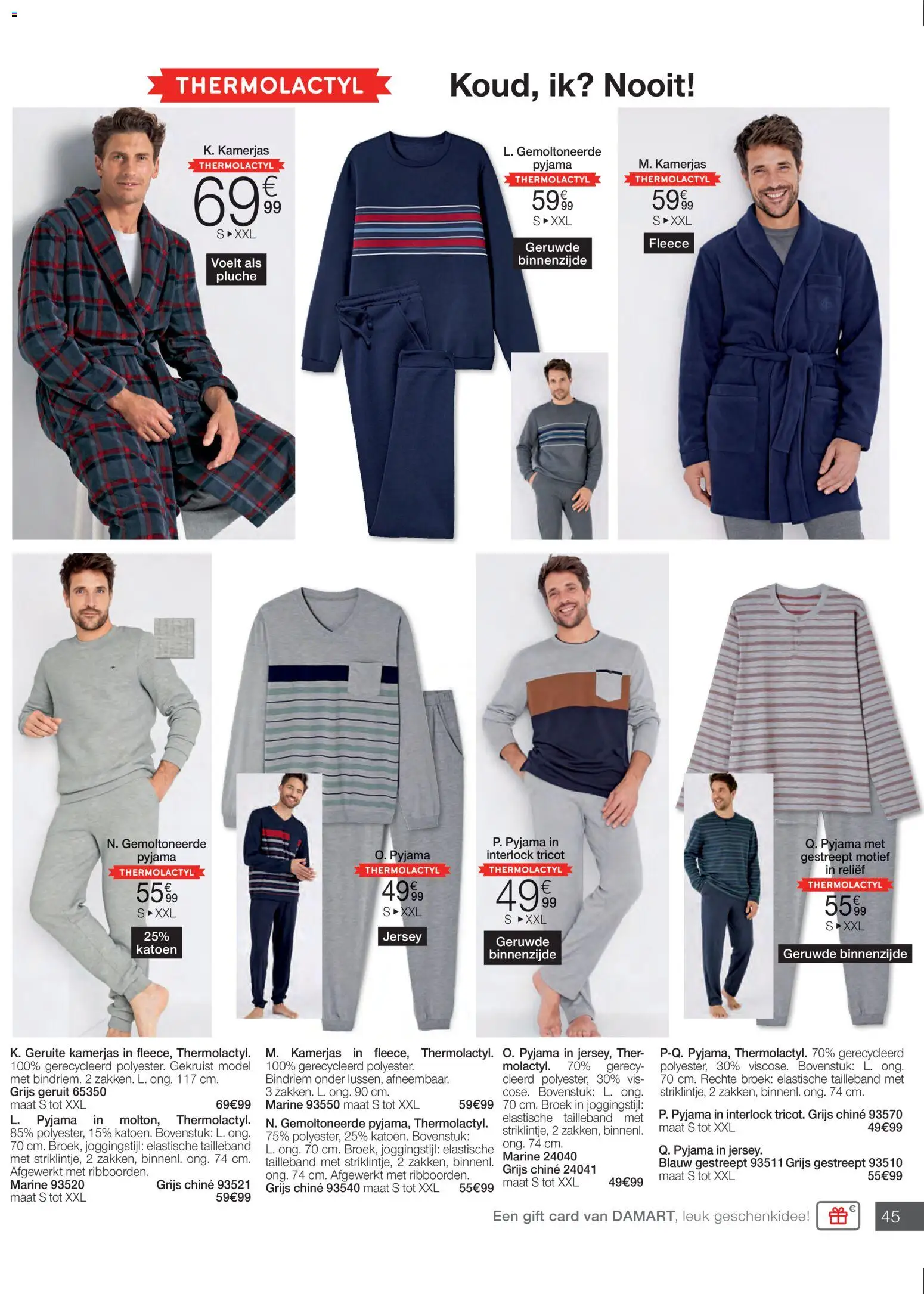 {H1} | Pagina: 45 | Producten: Vis, Broek, Pyjama