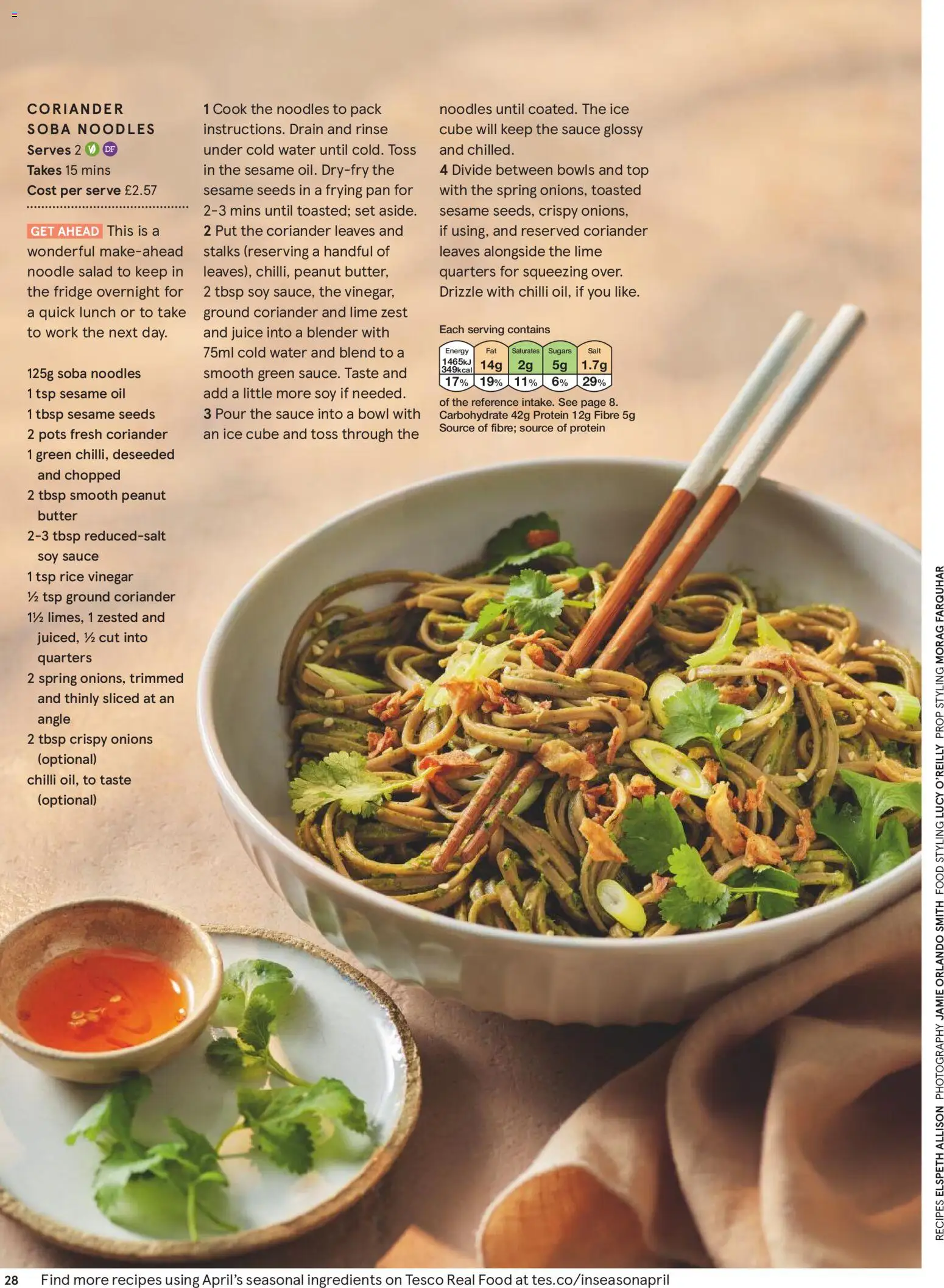 {H1} | Page: 28 | Products: Soy sauce, Butter, Salad, Peanut