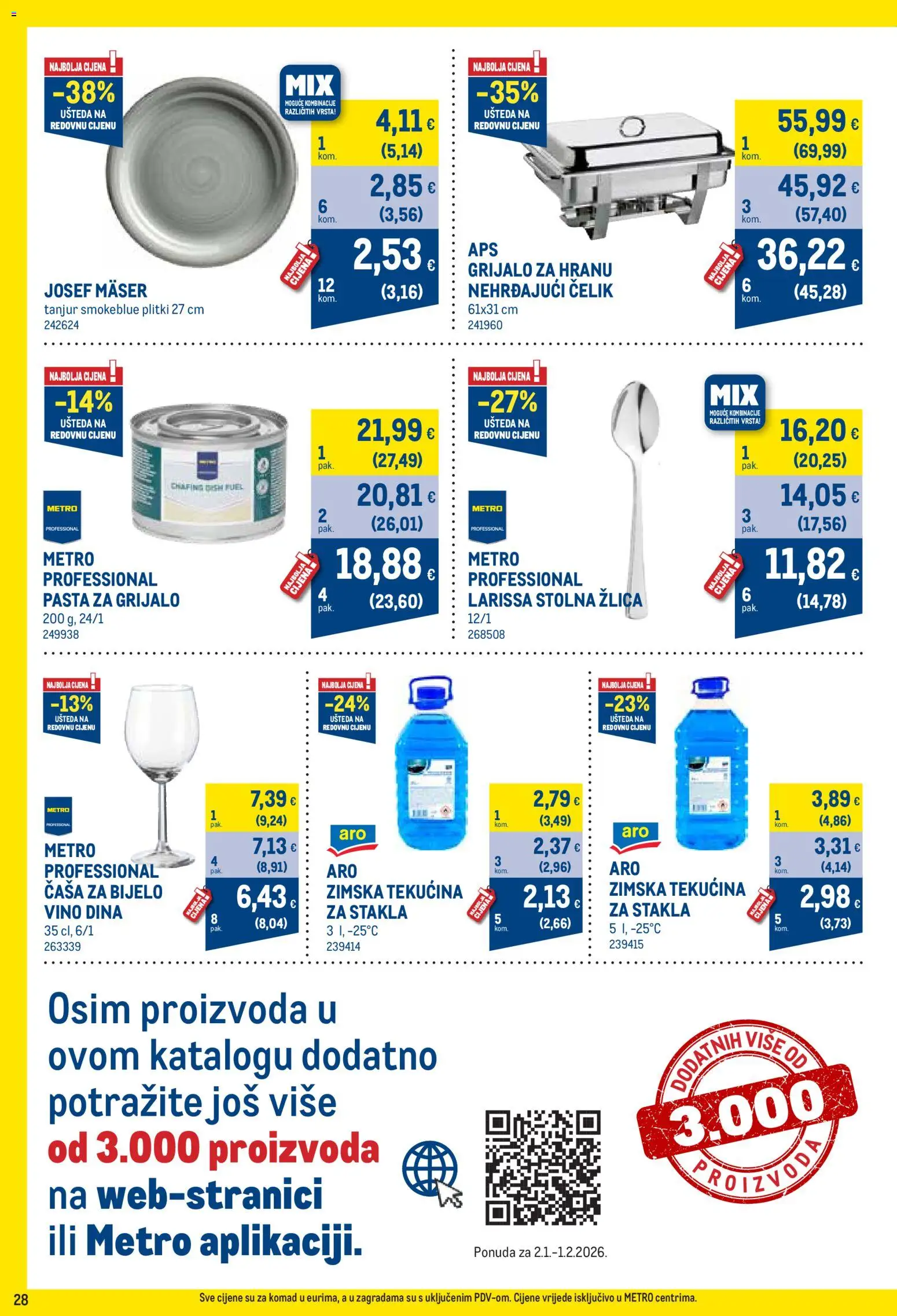 Metro katalog | vrijedi od 02.01.2026 | Stranica: 28 | Proizvodi: Vino, Pasta