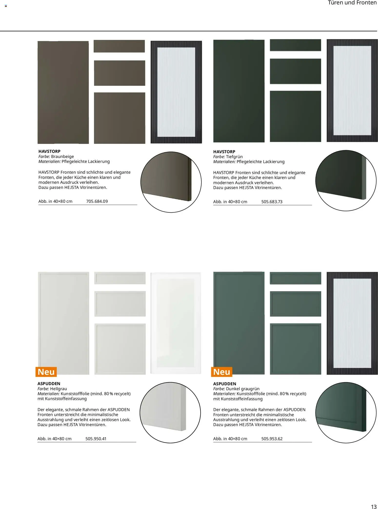 Ikea Prospekt 	 – gültig ab 01.04.2025 | Seite: 13 | Produkte: Küche