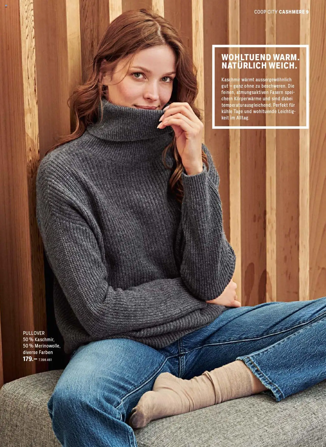 Coop City Aktionen Cashmere Kollektion – gültig ab 01.10.2025 | Seite: 9 | Produkte: Pullover