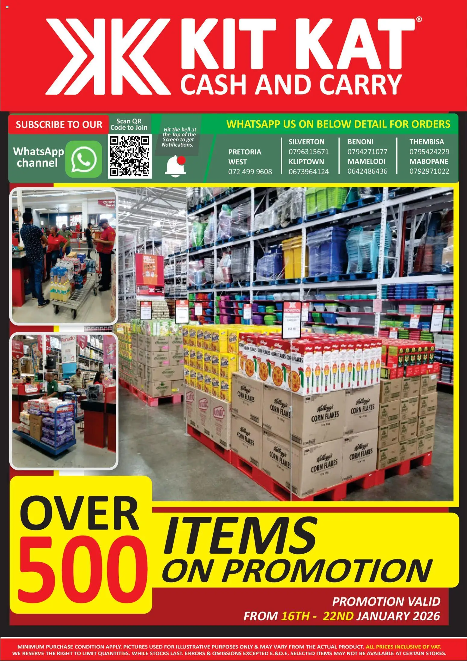 New KIT KAT Cash & Carry catalogue – valid from 16.01.2026 | Page: 1 | Products: Corn, Flakes