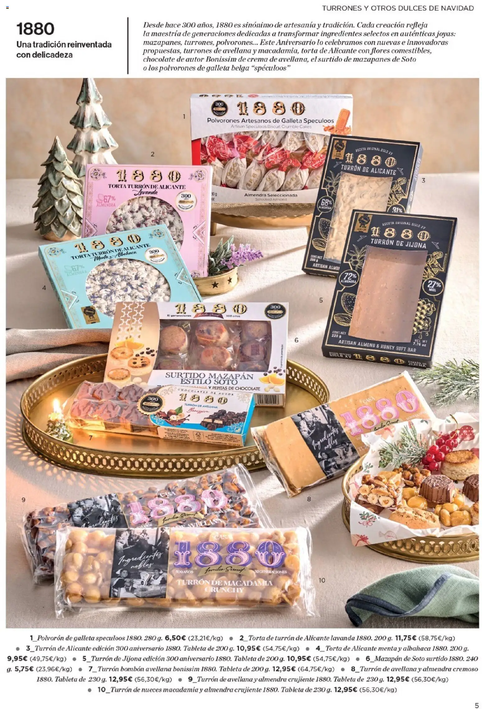 Hipercor - Dulces de Navidad │ válido desde el 20.11.2025 | Página: 5 | Productos: Κρεμάστρα, Chocolate, Tableta, Crema