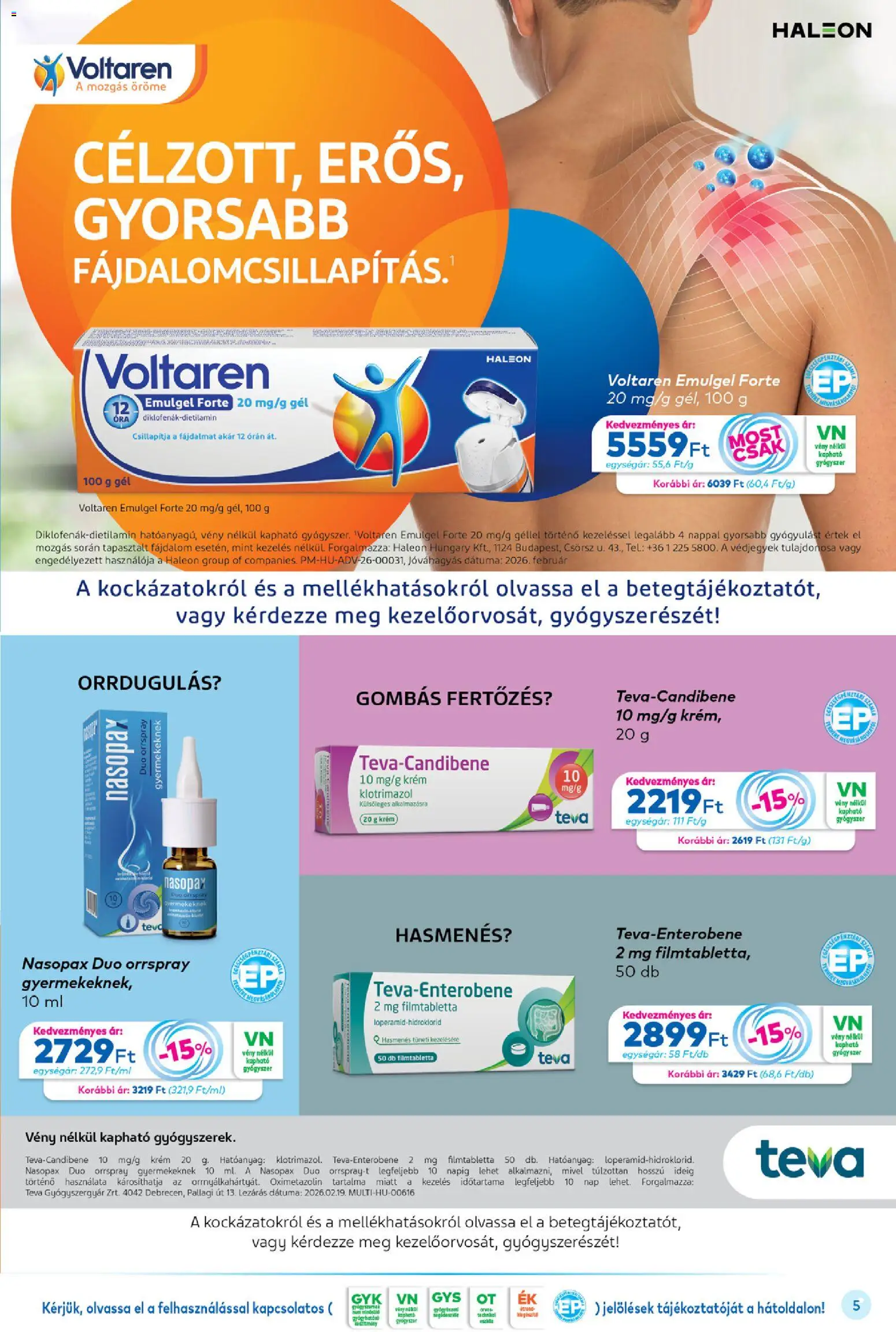Gyöngy Patikák akciós ujság - amely érvényes a következő dátumtól: 01.04.2026 | Oldal: 5