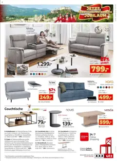 XXXLutz Jetzt Feiert Ganz Österreich Jubiläum gültig ab 16.09.2025 | Seite: 5 | Produkte: USB, Couch, Couchtisch