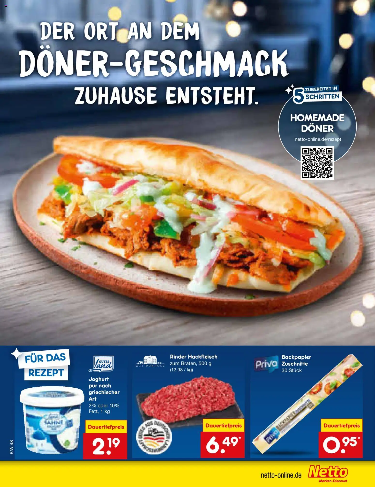 Netto Marken-Discount Prospekt 	 – gültig ab 22.12.2025 | Seite: 55 | Produkte: Joghurt, Hackfleisch