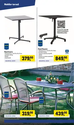 Ofertele Metro valabile de la 16.03.2026 | Pagină: 4 | Produse: Top, Pernă, Masă, Scaun