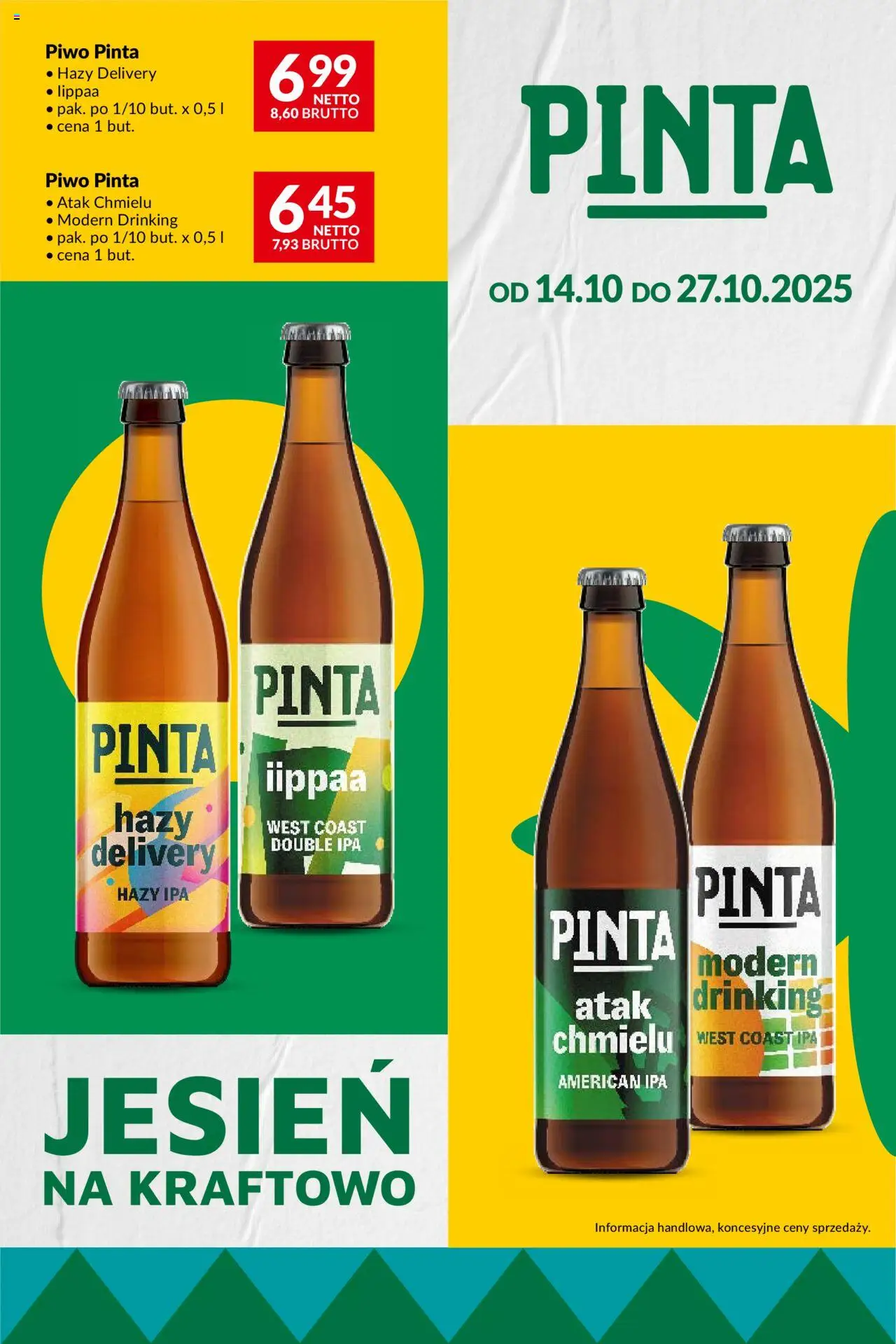 Makro Gazetka - Pinta od 14.10.2025 | Strona: 1 | Produkty: Piwo