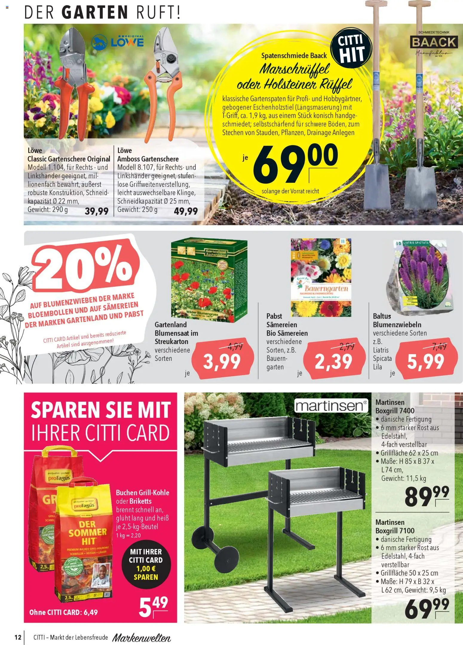 CITTI Markt Markenwelten – gültig ab 25.02.2026 | Seite: 12 | Produkte: Gewicht