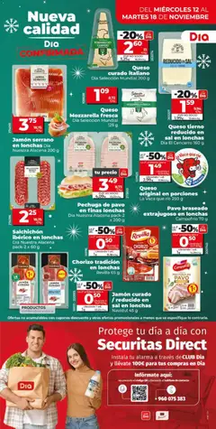 Vista previa Queso curado italiano, Queso curado italiano Dia Selección Mundial 200 g válido desde el 12.11.2025 | Página: 7