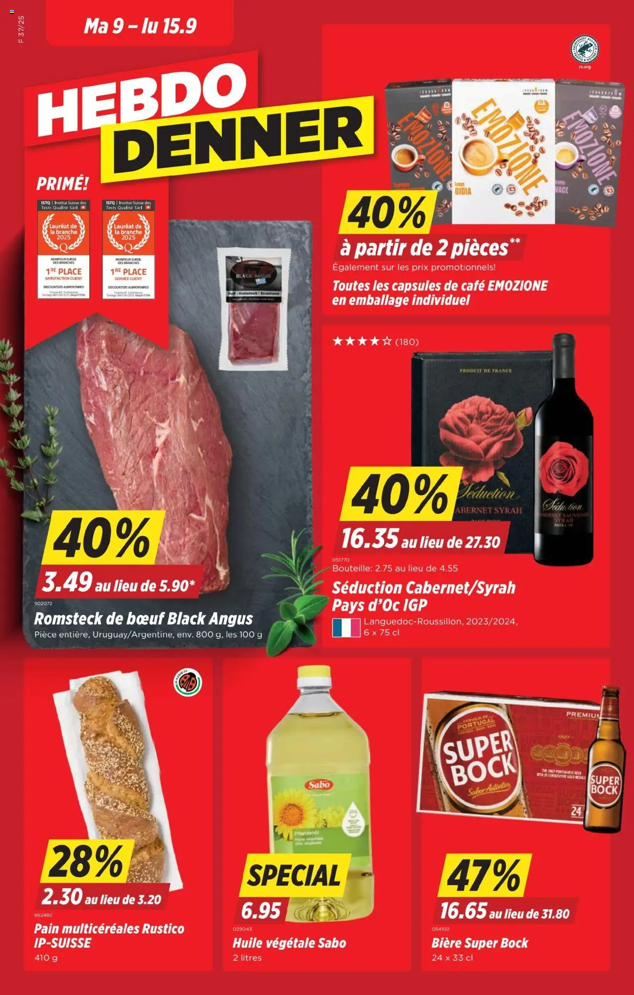 Denner Aktionen FR – gültig ab 09.09.2025 | Seite: 1