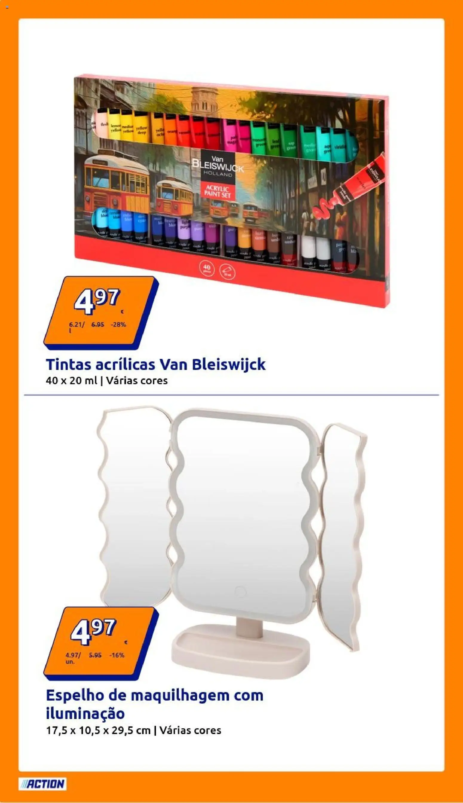 Action - Action PT week 43 2025 │ válido de 22.10.2025 | Página: 14 | Produtos: Maquilhagem, Espelho