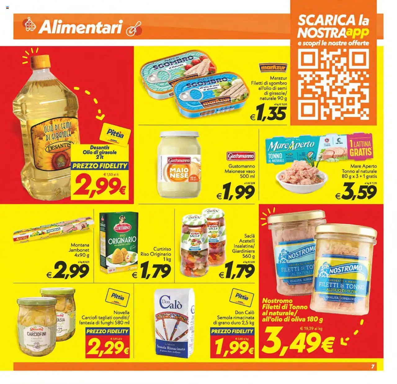 Volantino SuperConveniente del 03.06.2025 | Pagina: 7 | Prodotti: Riso, Funghi, Tonno, Olio di semi di girasole
