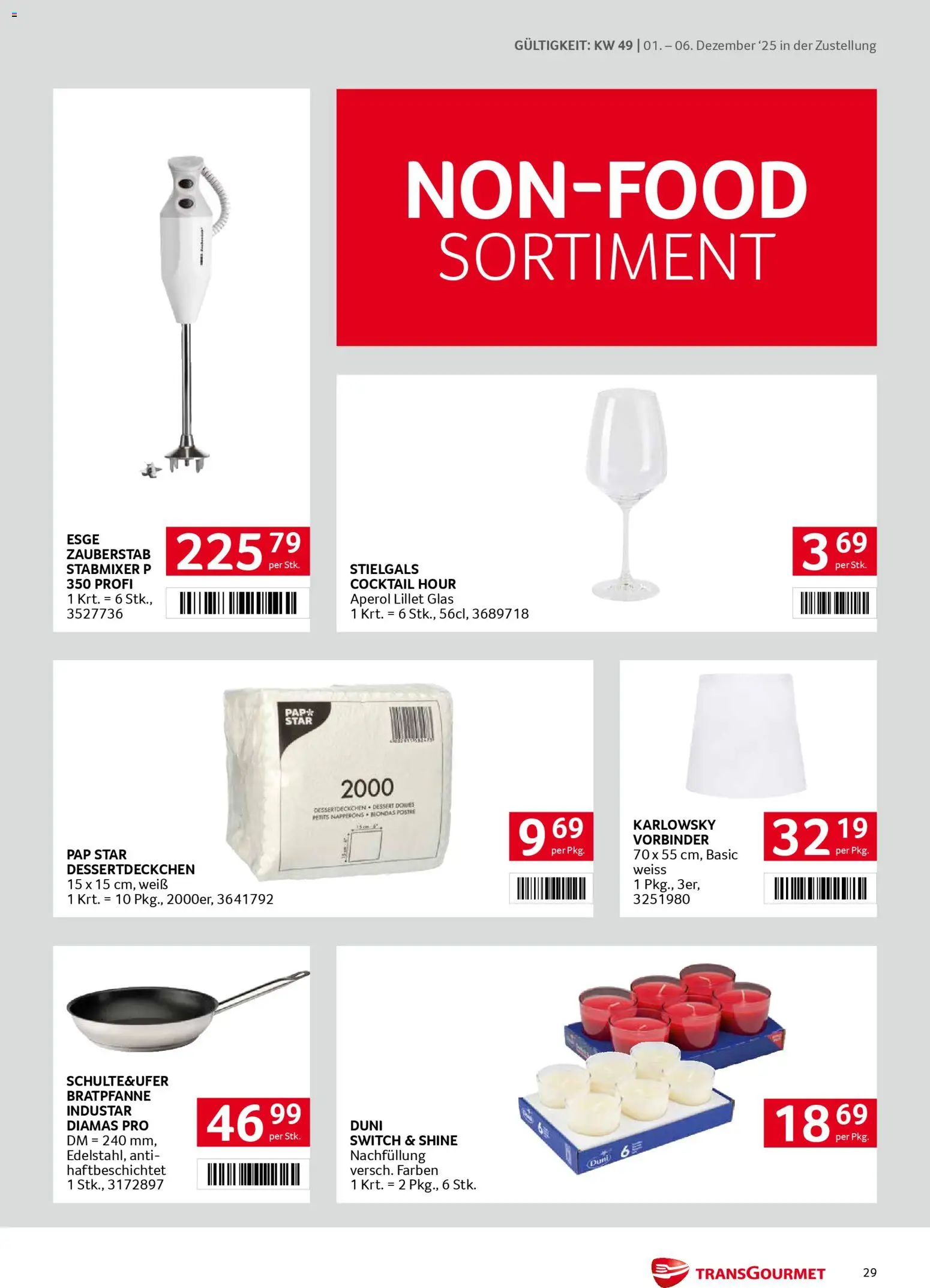 Transgourmet Zustellaktion gültig ab 01.12.2025 | Seite: 29