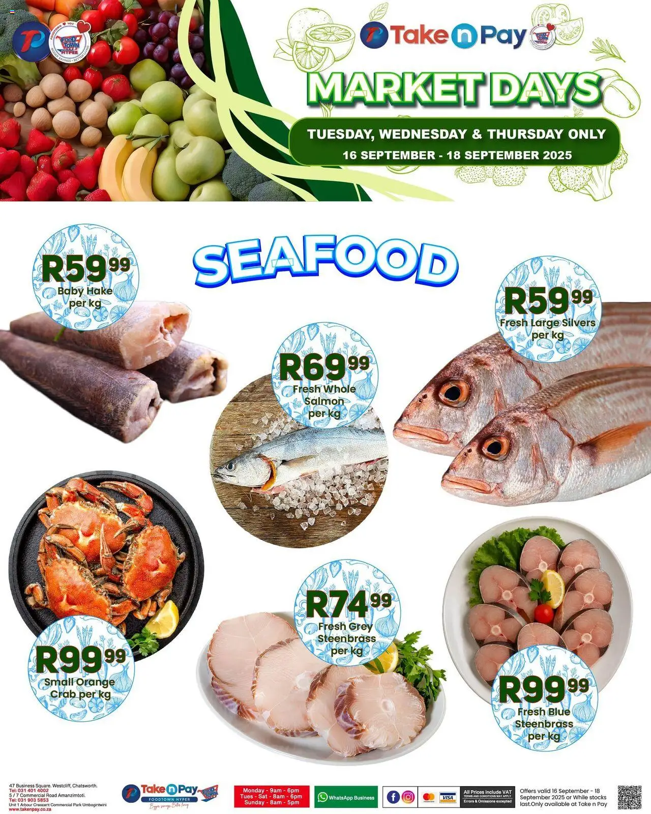 New Take n Pay catalogue – valid from 16.09.2025 | Page: 9 | Products: Seafood