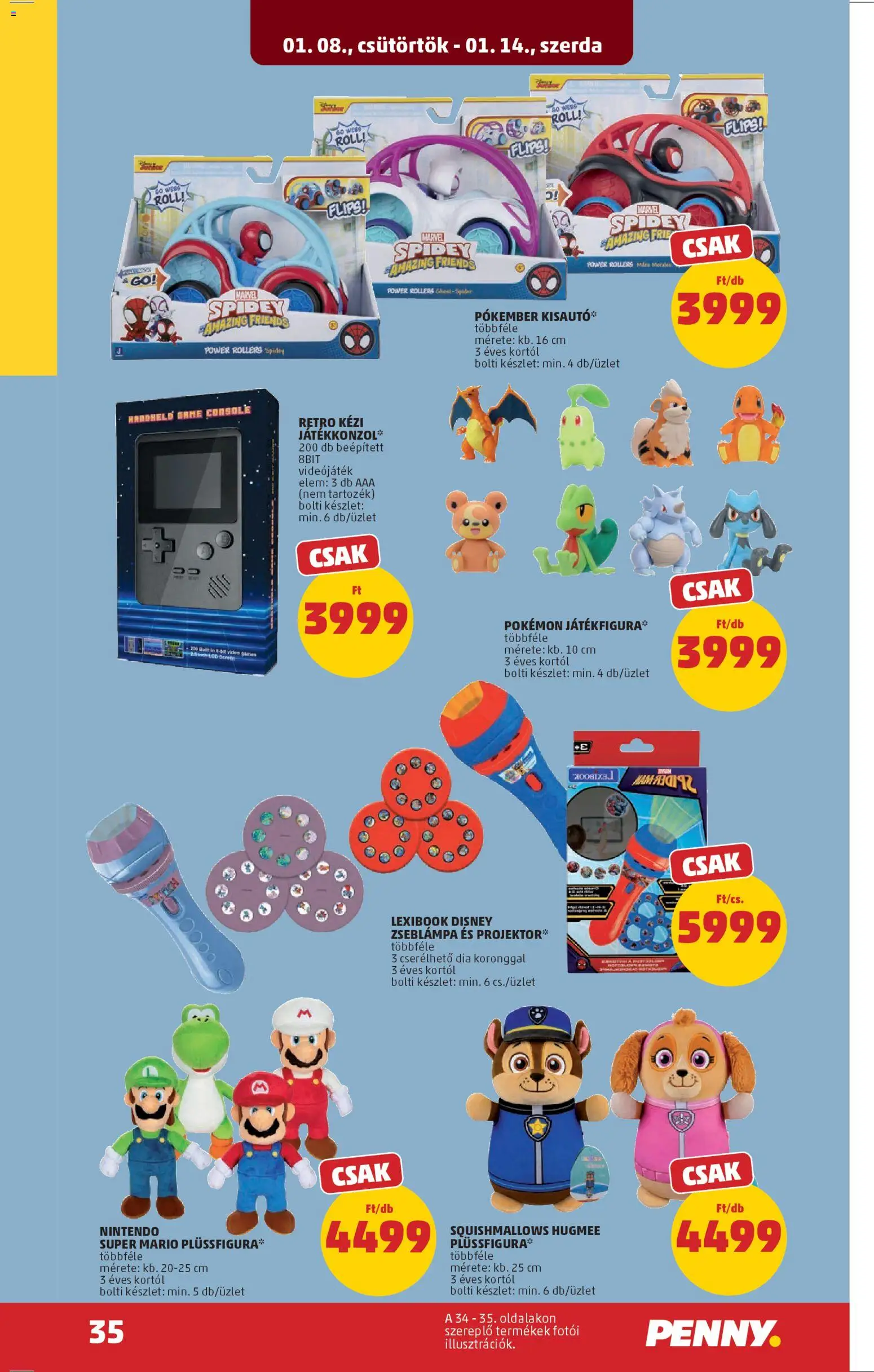 PENNY akciós ujság - amely érvényes a következő dátumtól: 08.01.2026 | Oldal: 39 | Termékek: Zseblámpa, Projektor, Videó