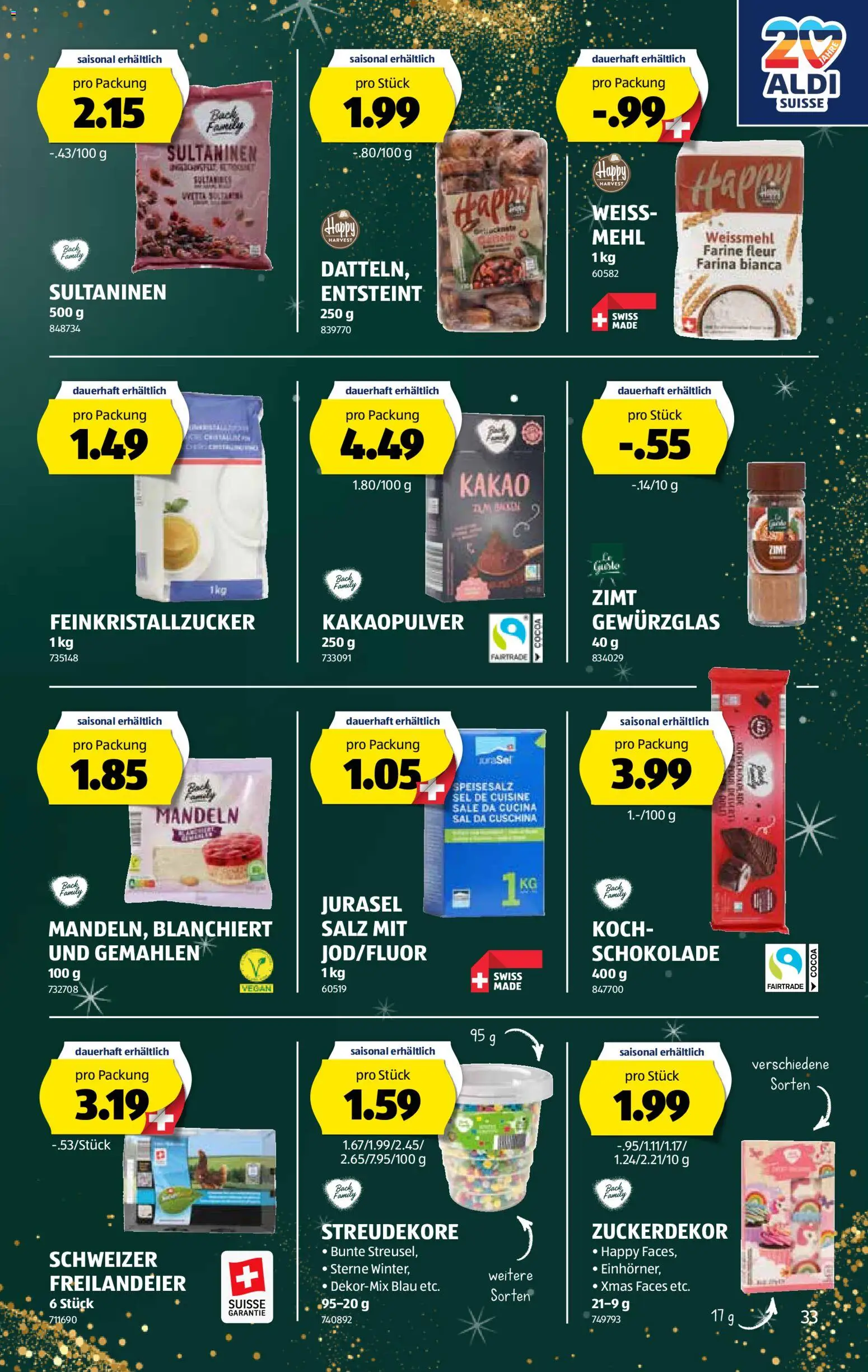 Aldi - Black Friday – gültig ab 27.11.2025 | Seite: 34 | Produkte: Mehl, Schokolade, Salz