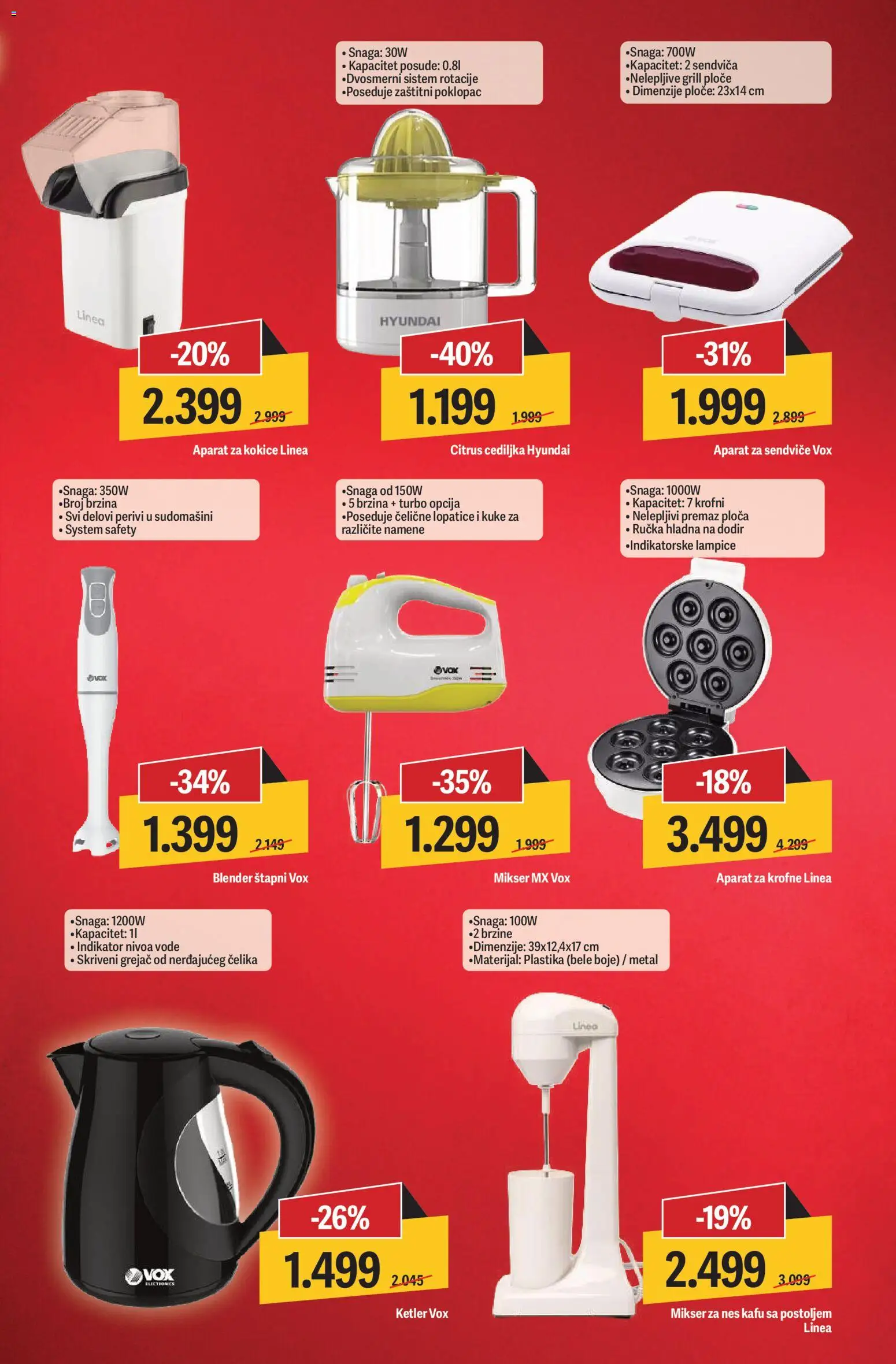 Mega Maxi katalog katalog - važi od 19.03.2026 | Strana: 2 | Proizvode: Ketler, Lampice, Mikser, Popcorn