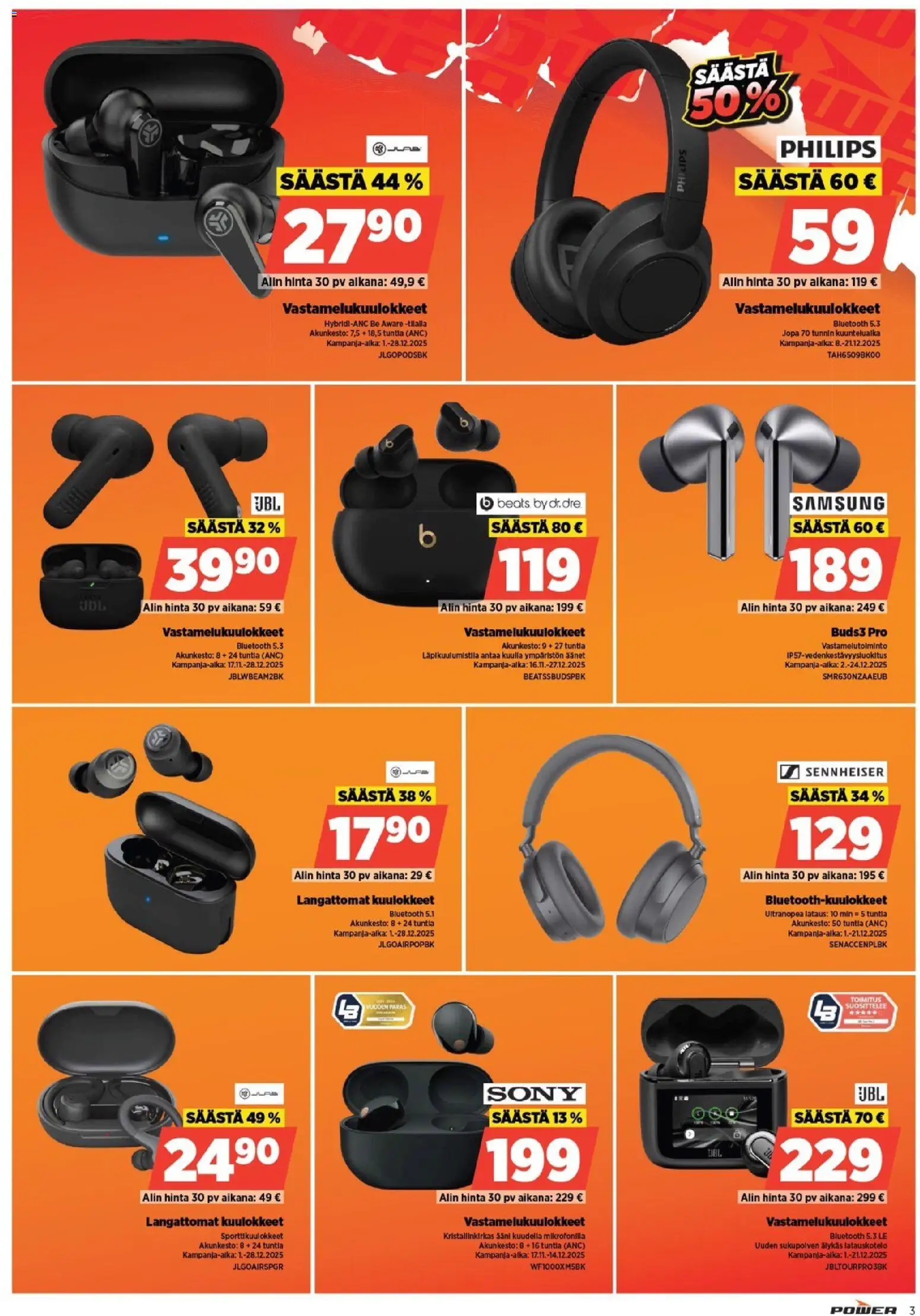 Power tarjoukset – voimassa 24.11.2025 alkaen | Sivu: 3