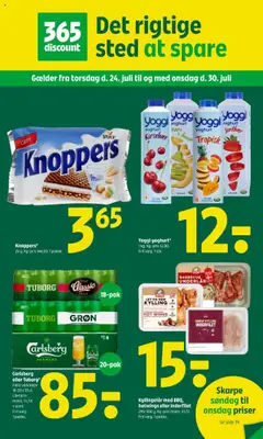 Eksempel på tilbudsavis Coop 365 - Tilbudsavis fra butik Coop 365 gyldig fra 24.07.2025